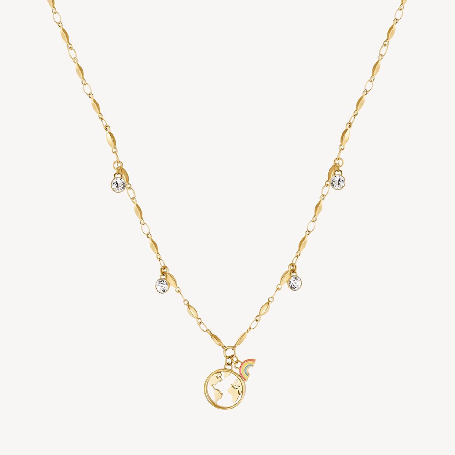 COLLAR BROSWAY BHKN063 DORADO MUJER - 1