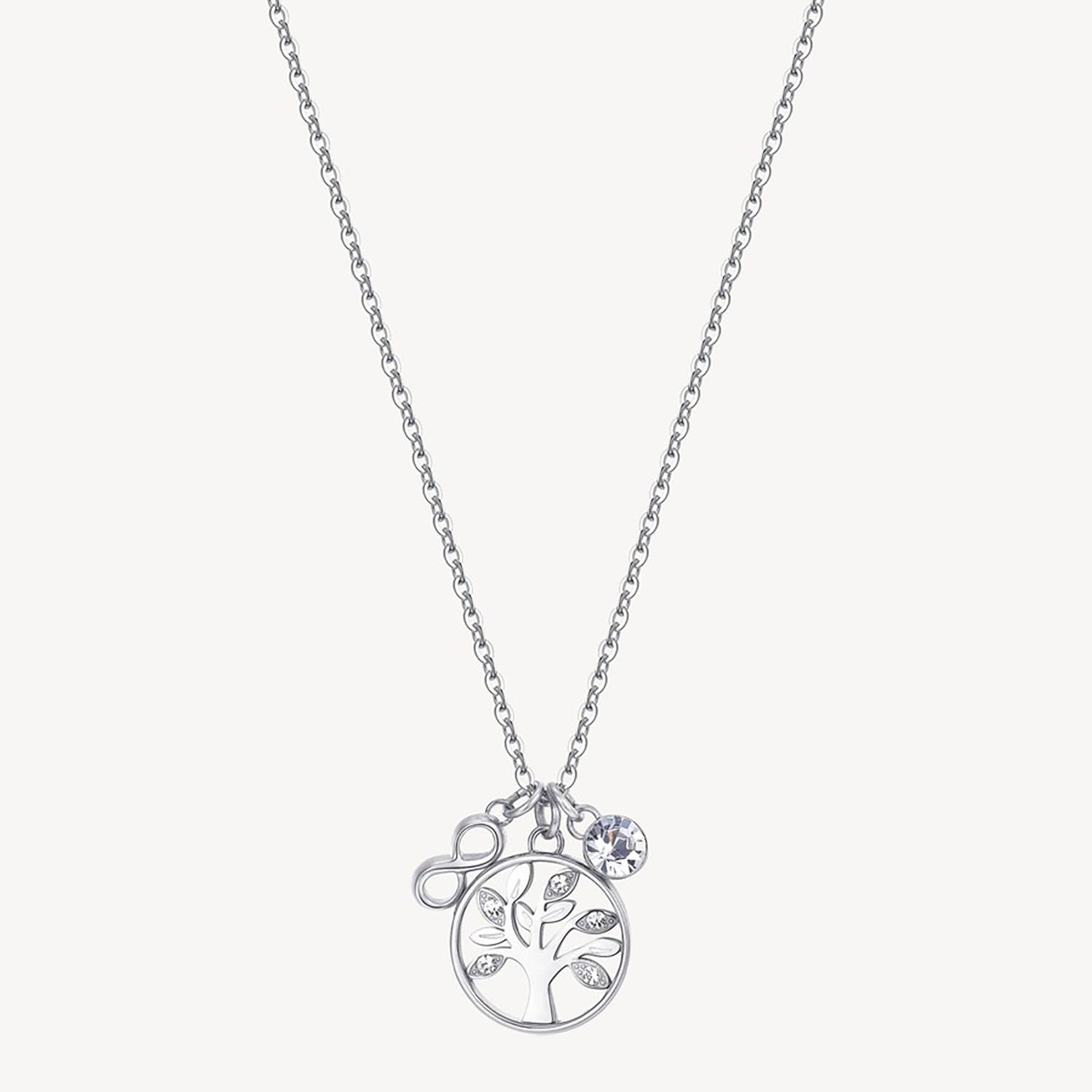 COLLAR BROSWAY ACERO INOXIDABLE BHKL01 PLATEADO MUJER - 1