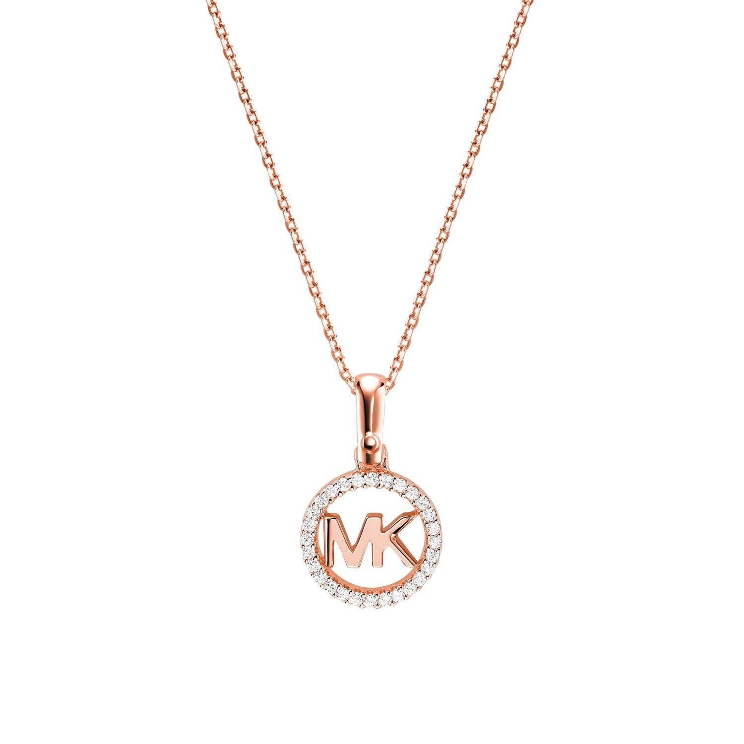 COLLAR MICHAEL KORS ORO ROSA MUJER - 1