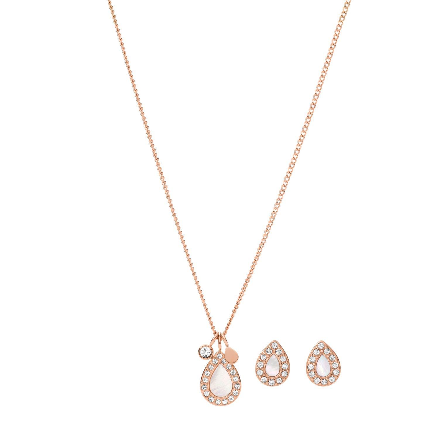 GIFT SET FOSSIL ORO ROSA MUJER - 1