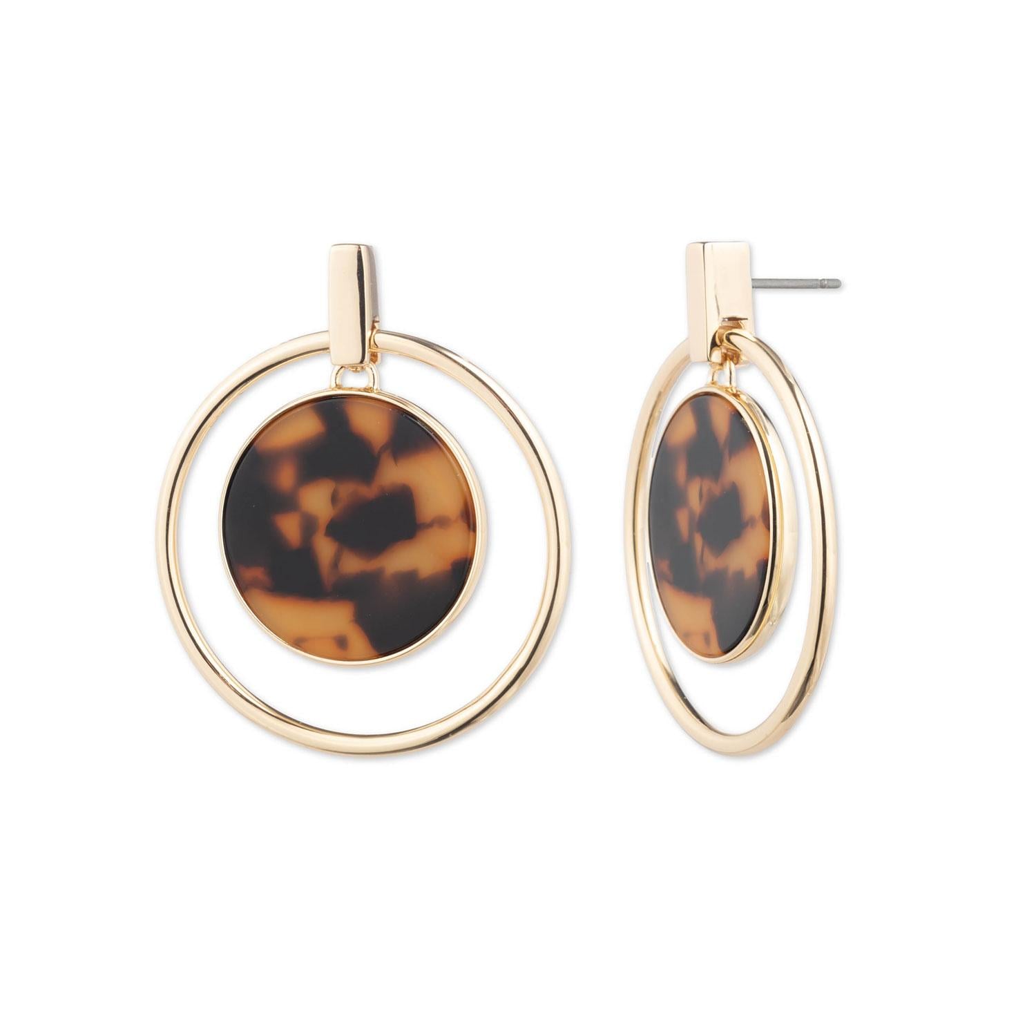 AROS METAL RALPH LAUREN COLGANTES CAFÉ MUJER - 1