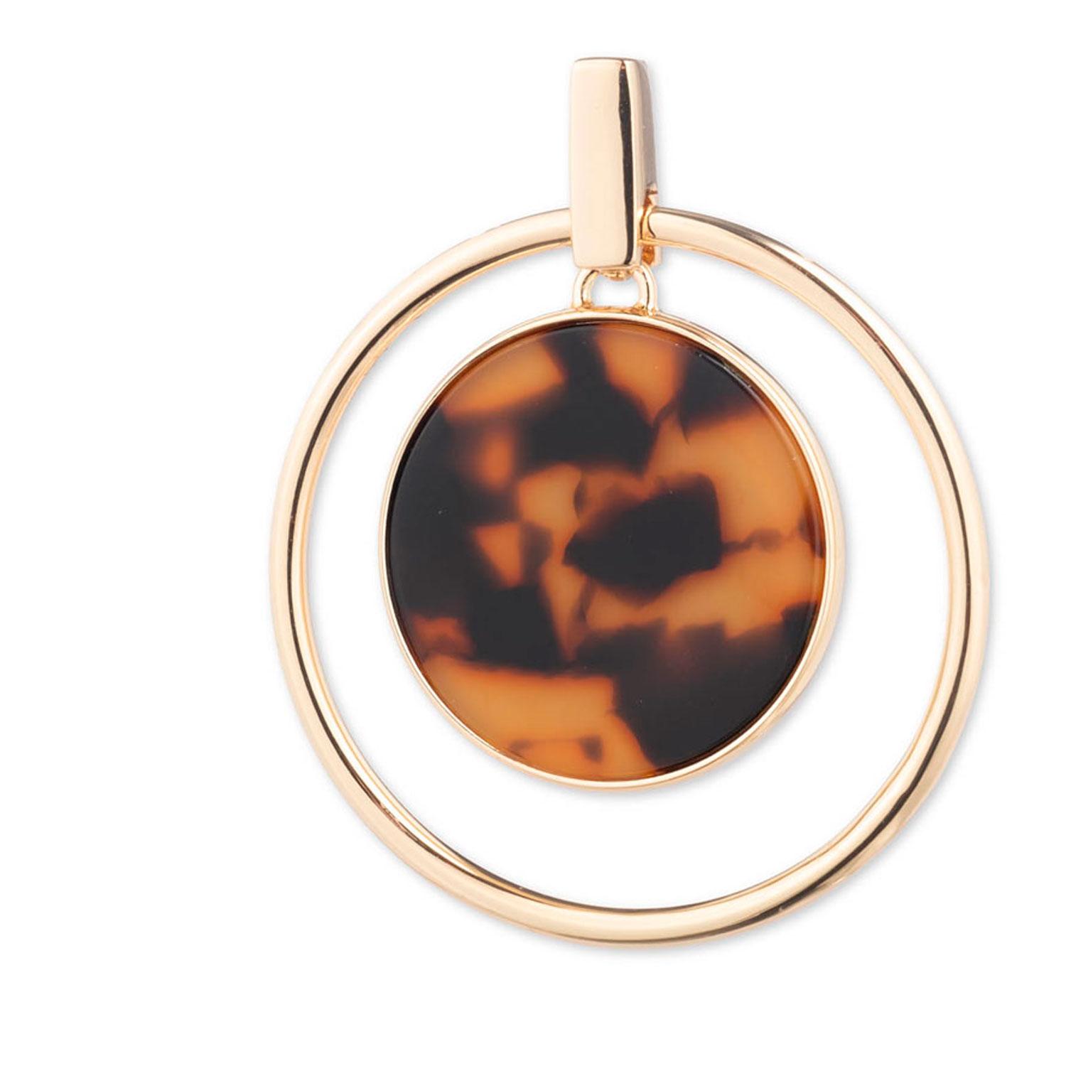 AROS METAL RALPH LAUREN COLGANTES CAFÉ MUJER - 2