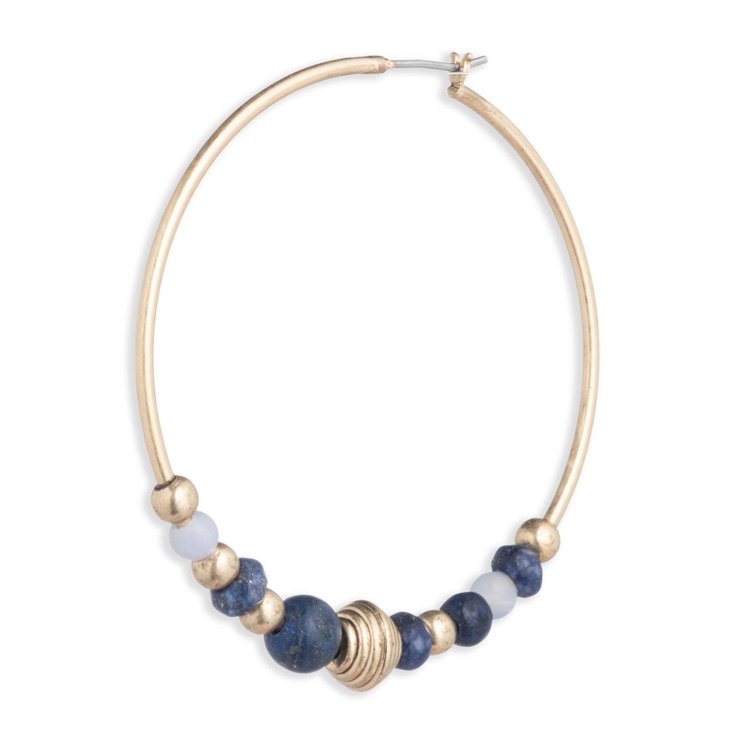 ARGOLLAS METAL RALPH LAUREN AZUL MUJER - 2