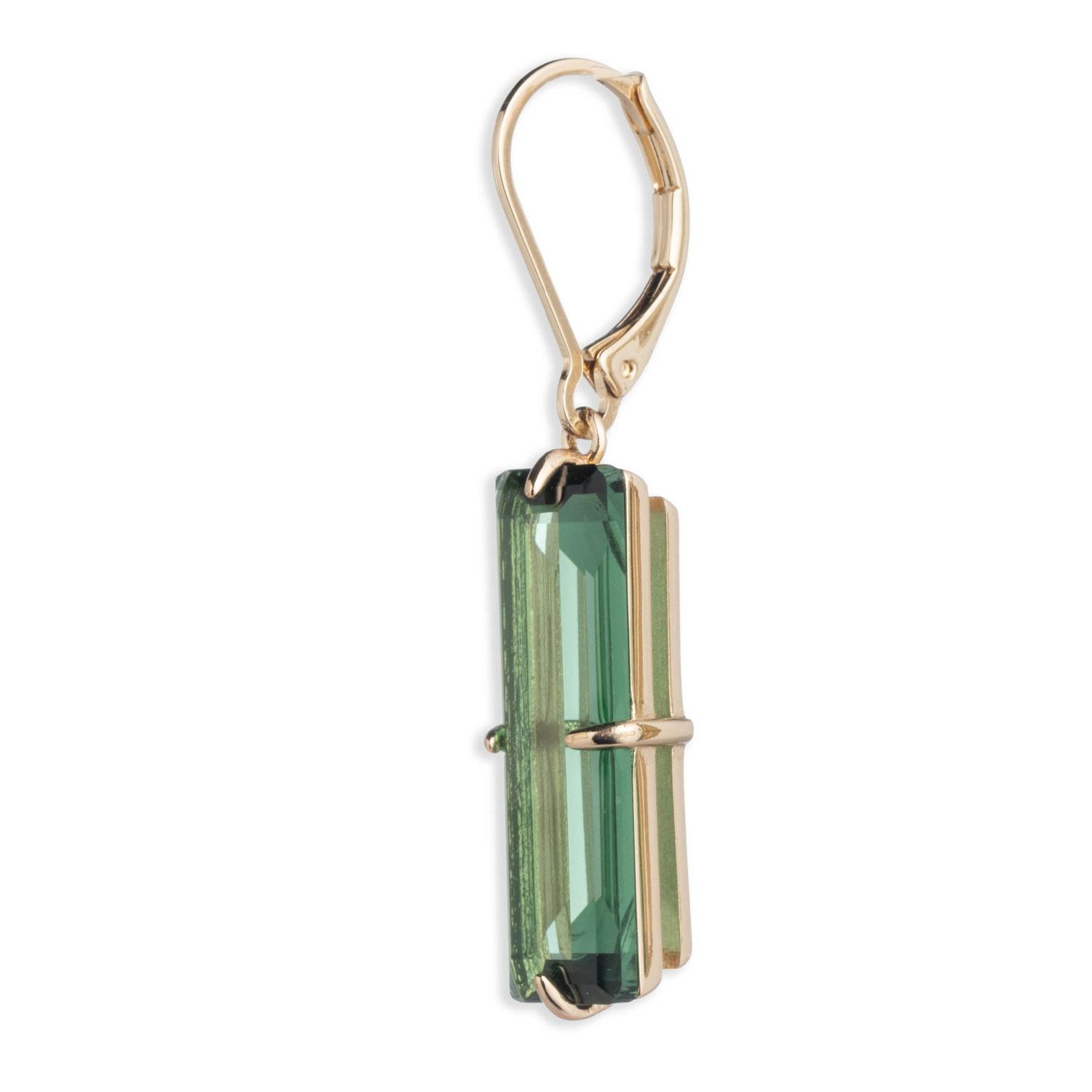AROS METAL RALPH LAUREN COLGANTES VERDE MUJER - 2