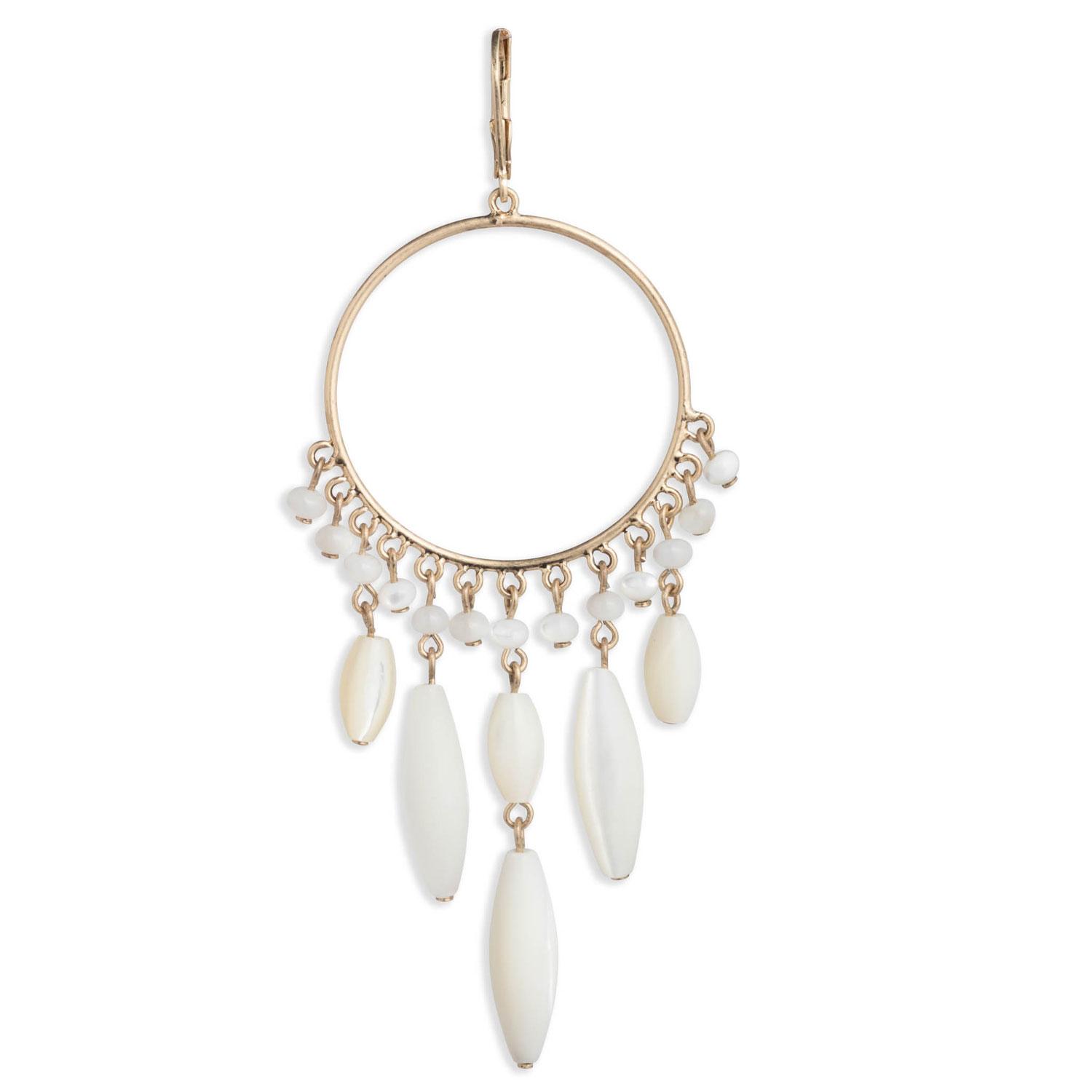 AROS METAL RALPH LAUREN COLGANTES BLANCO MUJER - 2