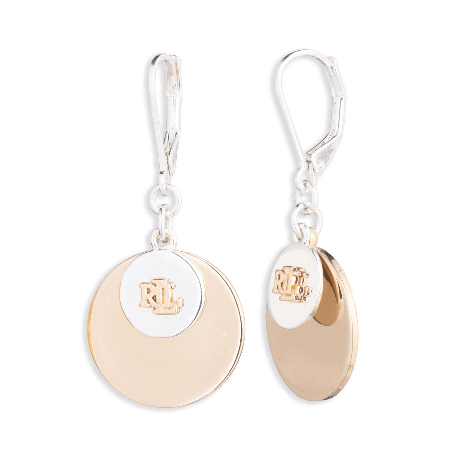 AROS METAL RALPH LAUREN COLGANTES BICOLOR MUJER - 1