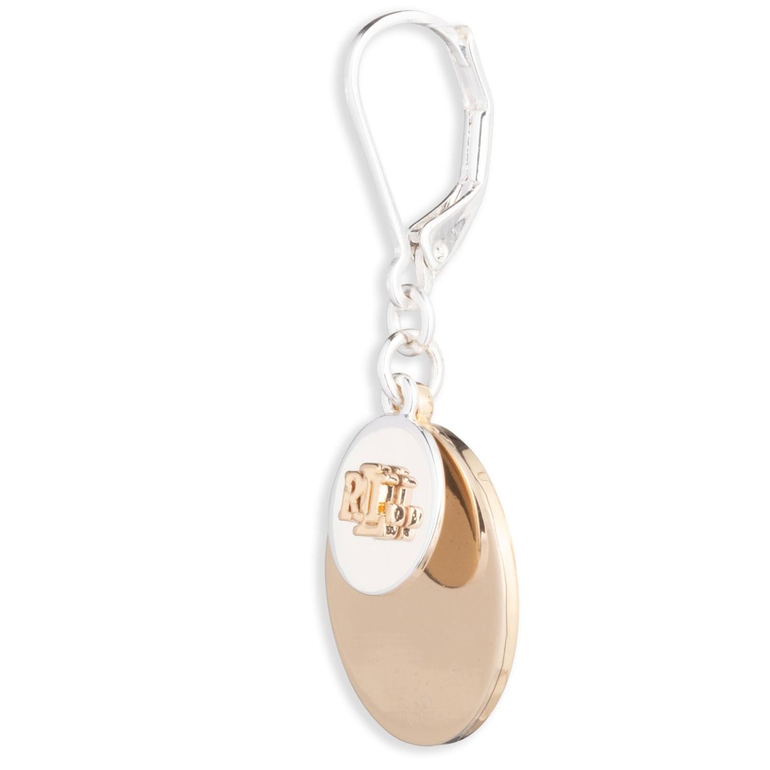 AROS METAL RALPH LAUREN COLGANTES BICOLOR MUJER - 2