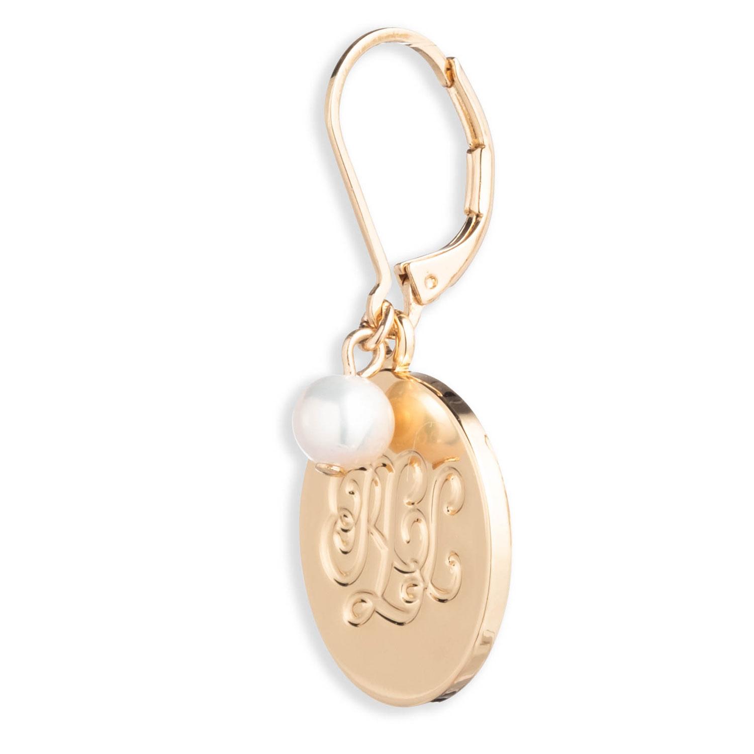 AROS METAL RALPH LAUREN COLGANTES DORADO MUJER - 2