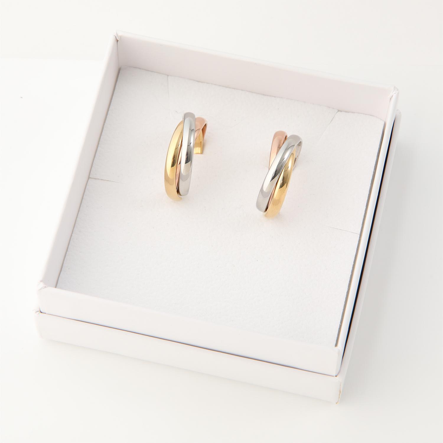 AROS ACERO INOXIDABLE 19V69 ITALIA DORADO - 3