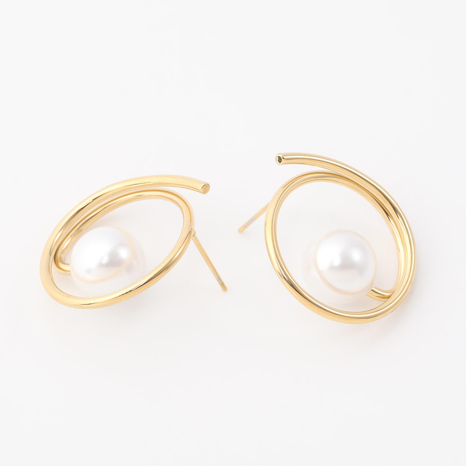 AROS ACERO INOXIDABLE 19V69 ITALIA DORADO - 1