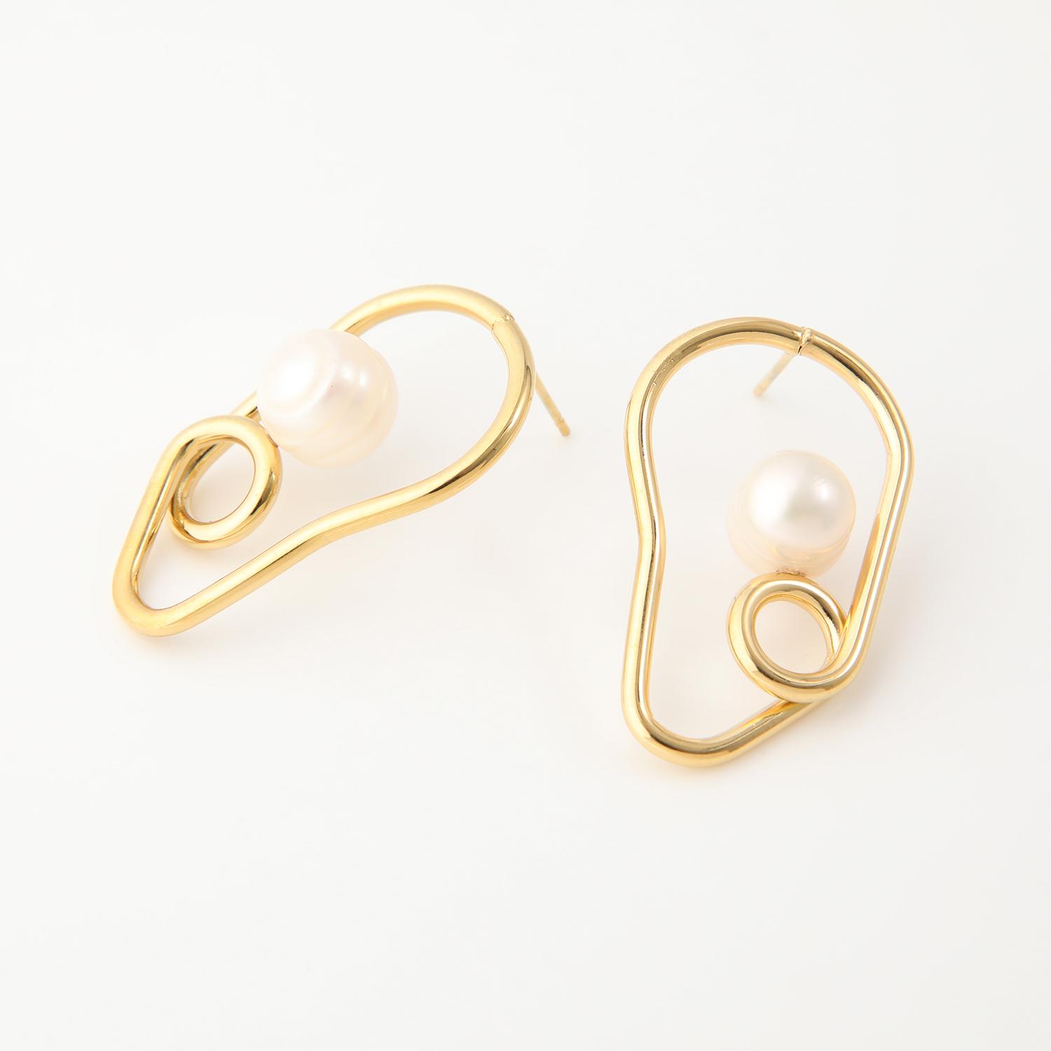 AROS ACERO INOXIDABLE 19V69 ITALIA DORADO - 1