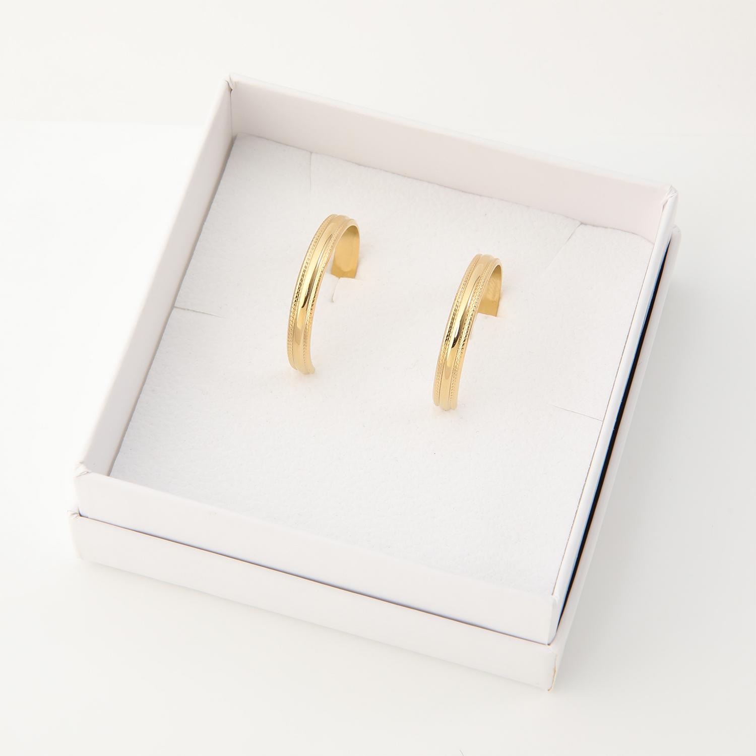 AROS ACERO INOXIDABLE 19V69 ITALIA DORADO - 3