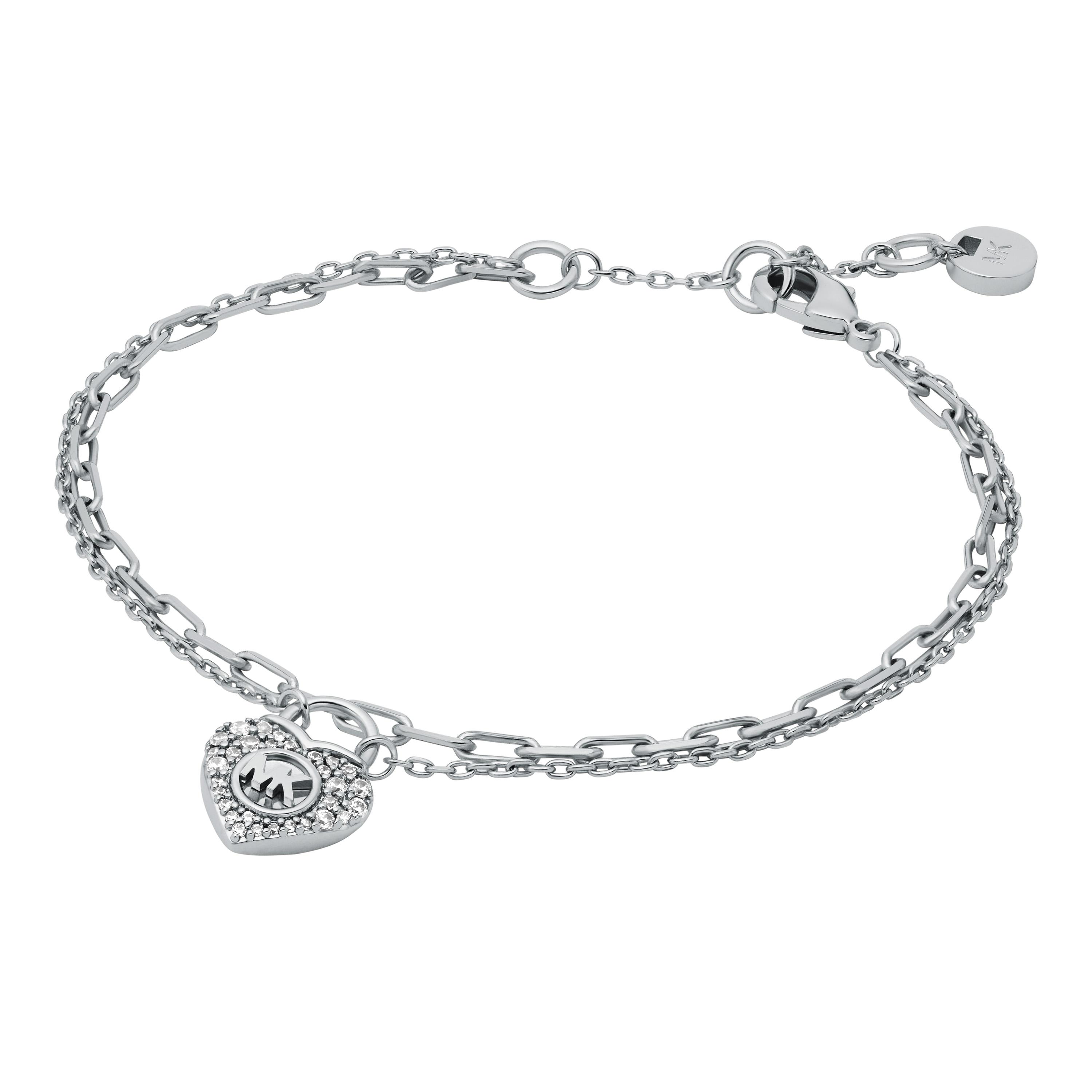PULSERA MICHAEL KORS PLATEADA ACERO - 1