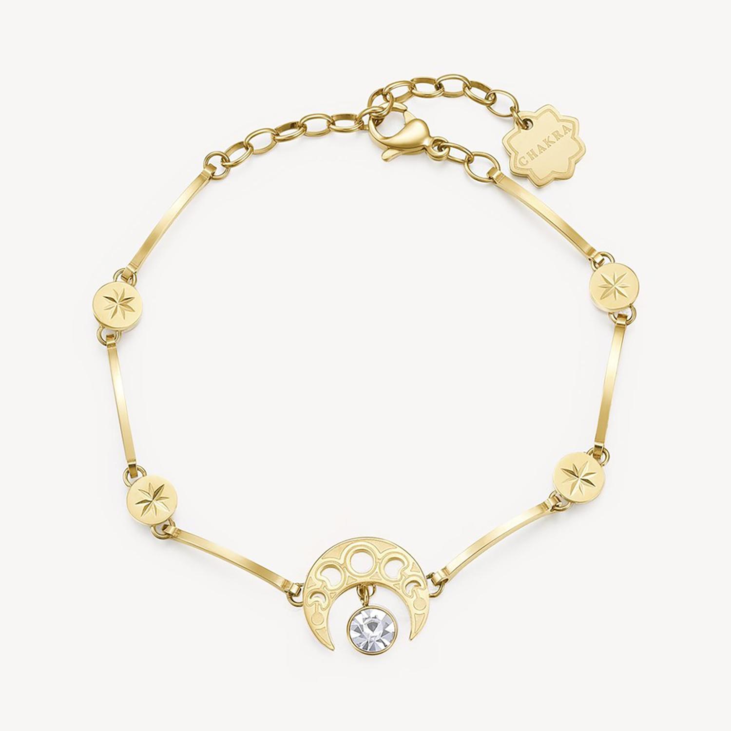 PULSERA BROSWAY CHAKRA DORADA ACERO - 1
