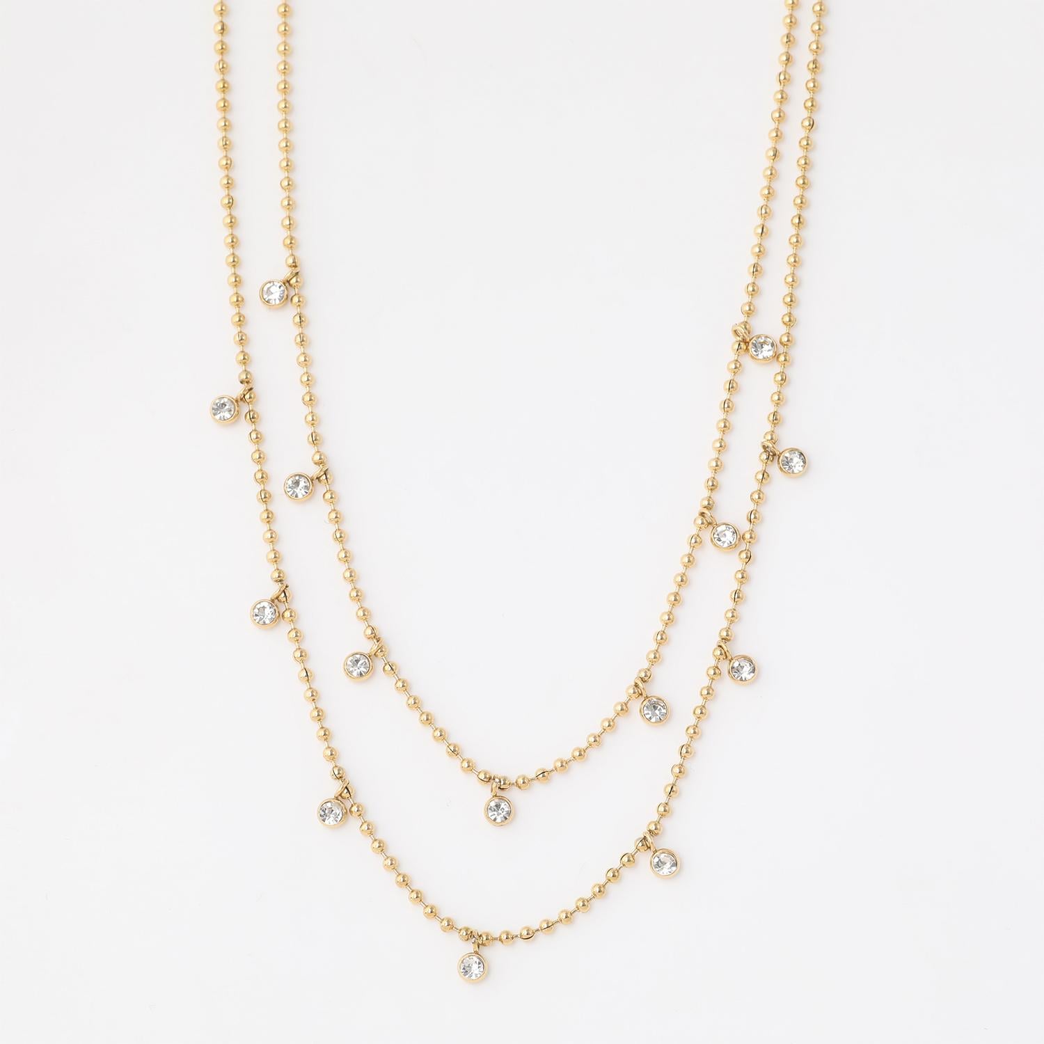 COLLAR 19V69 ITALIA ACERO INOXIDABLE DORADO - 1