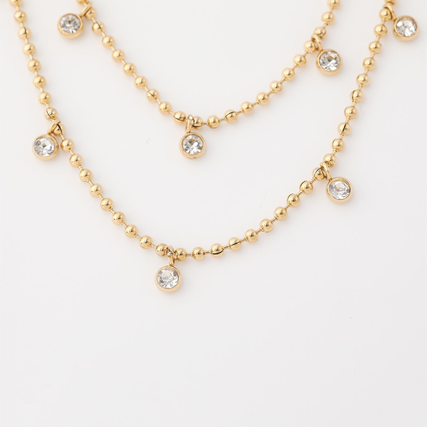 COLLAR 19V69 ITALIA ACERO INOXIDABLE DORADO - 2