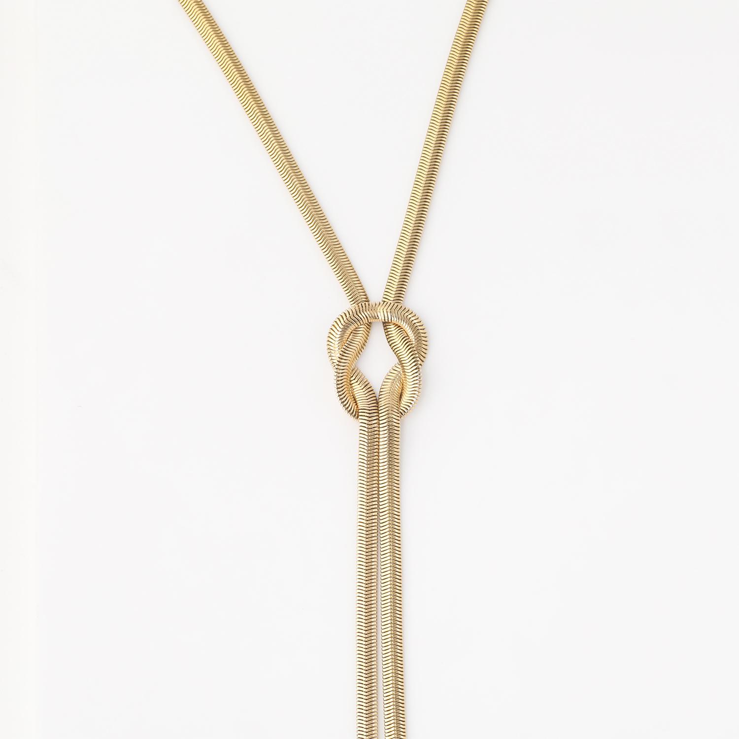 COLLAR 19V69 ITALIA ACERO INOXIDABLE DORADO - 2