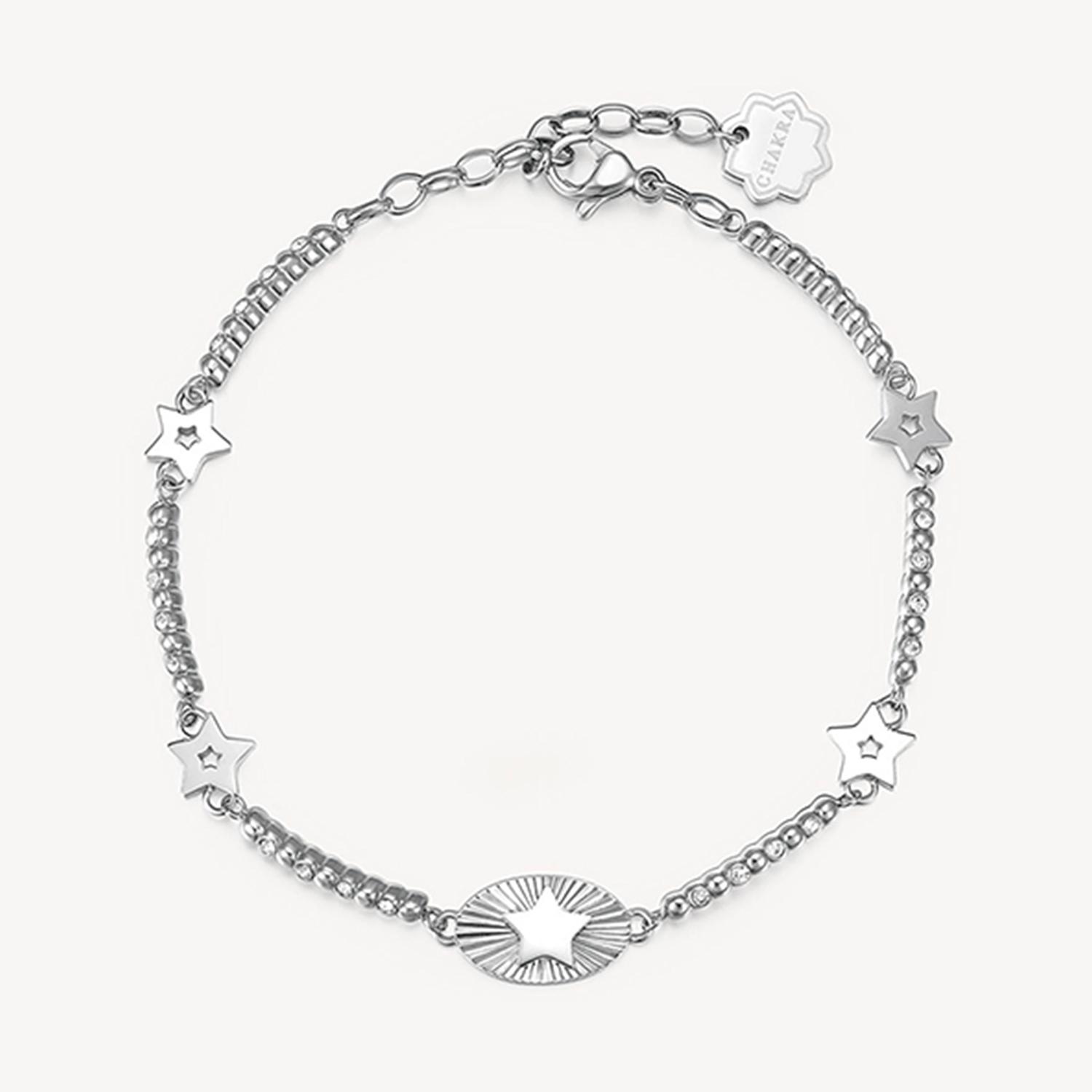 PULSERA BROSWAY CHAKRA PLATEADA ACERO - 1