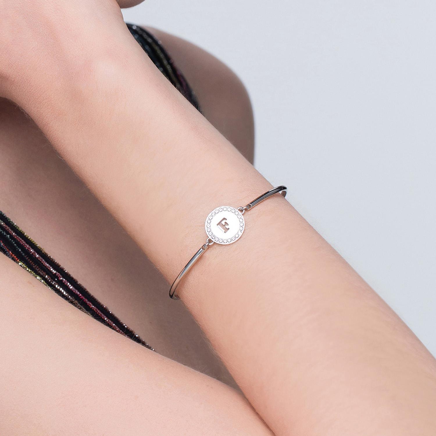 PULSERA BROSWAY CHAKRA PLATEADA ACERO - 2
