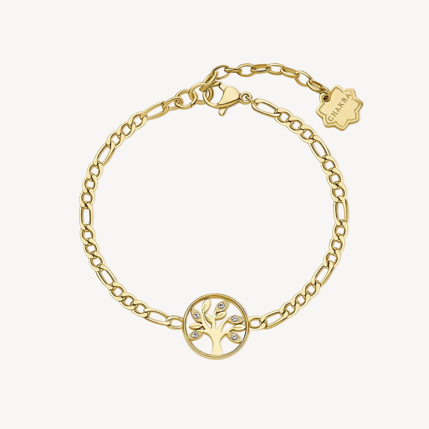 PULSERA BROSWAY CHAKRA DORADA ACERO - 1