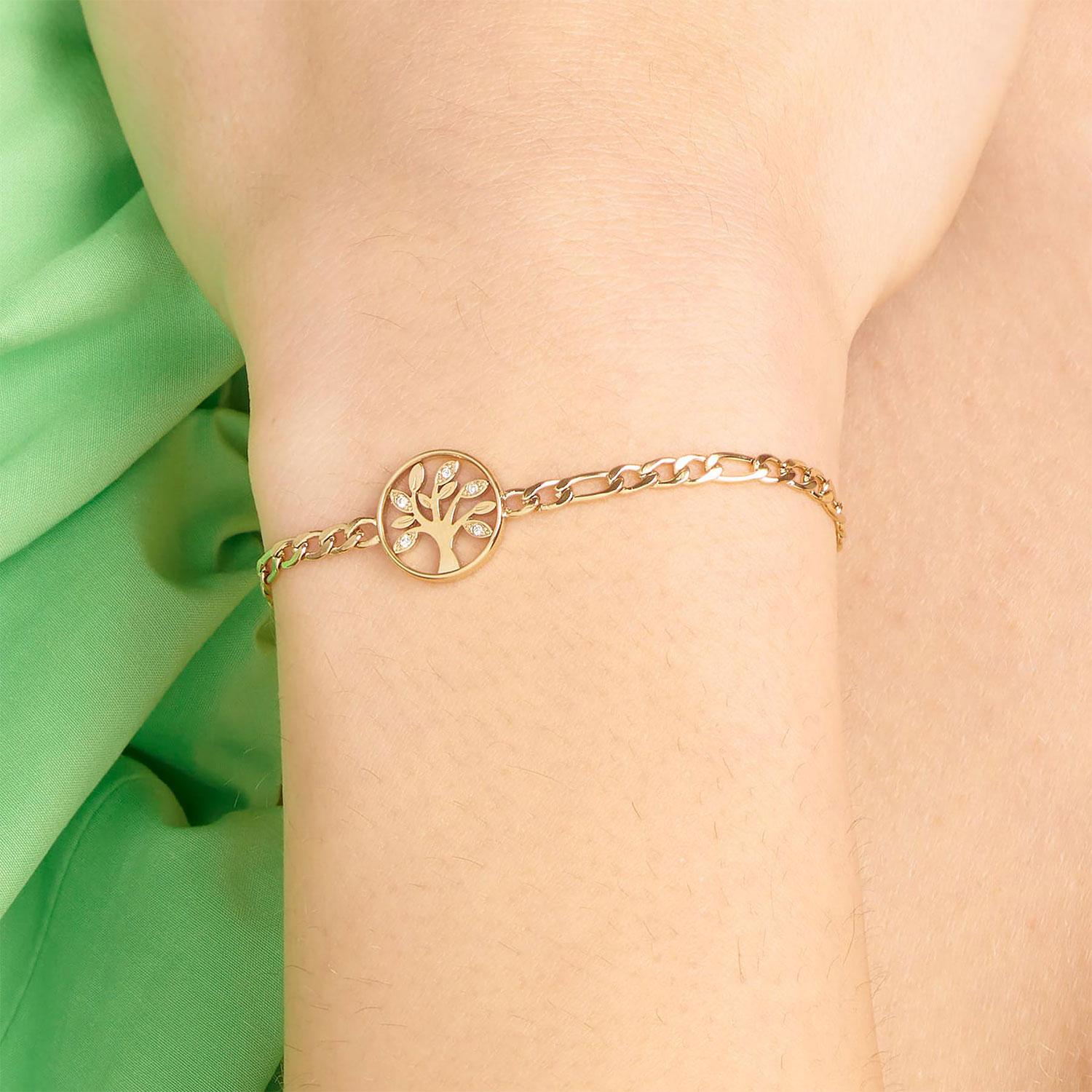 PULSERA BROSWAY CHAKRA DORADA ACERO - 2