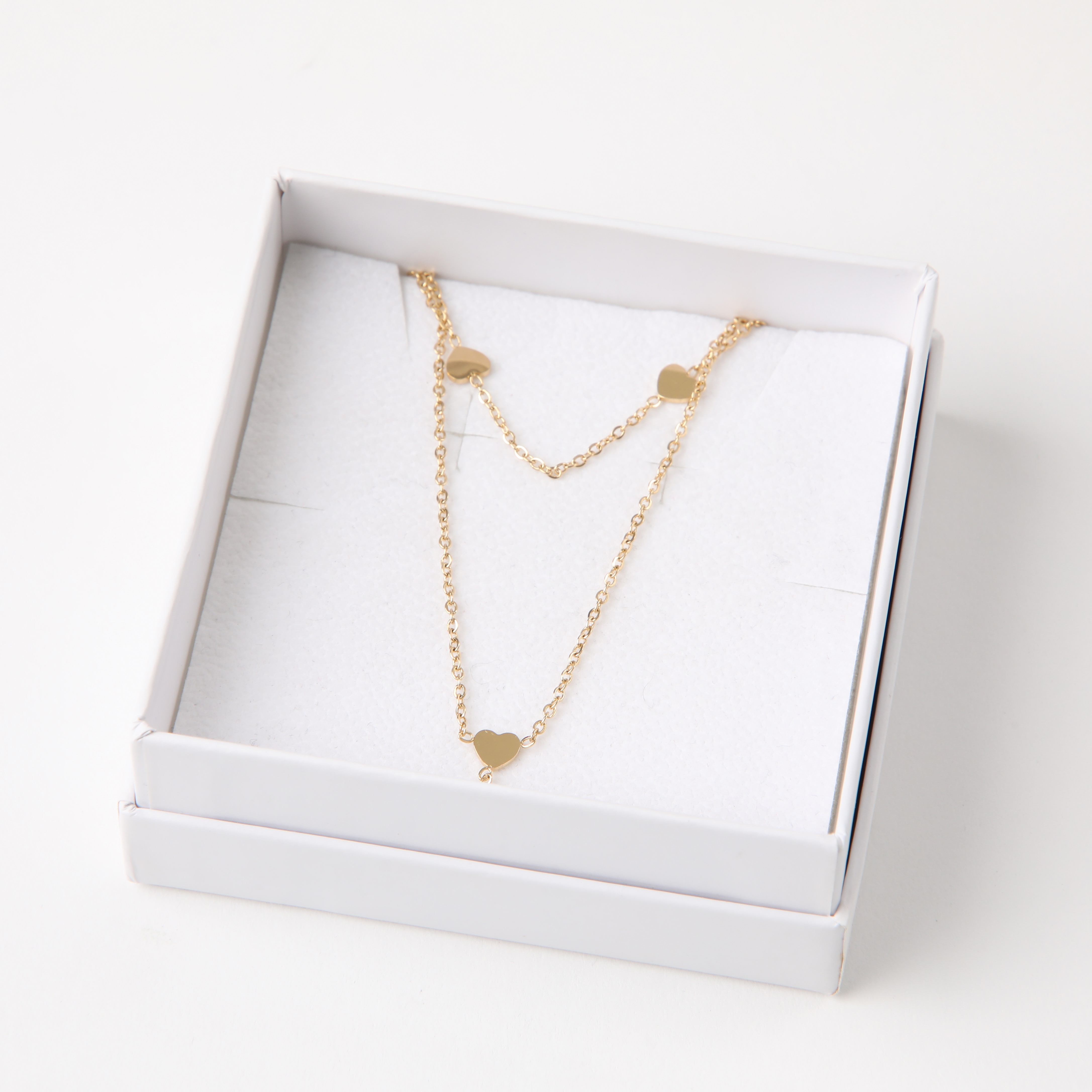 COLLAR 19V69 ITALIA ACERO INOXIDABLE DOBLE DORADO MUJER - 2
