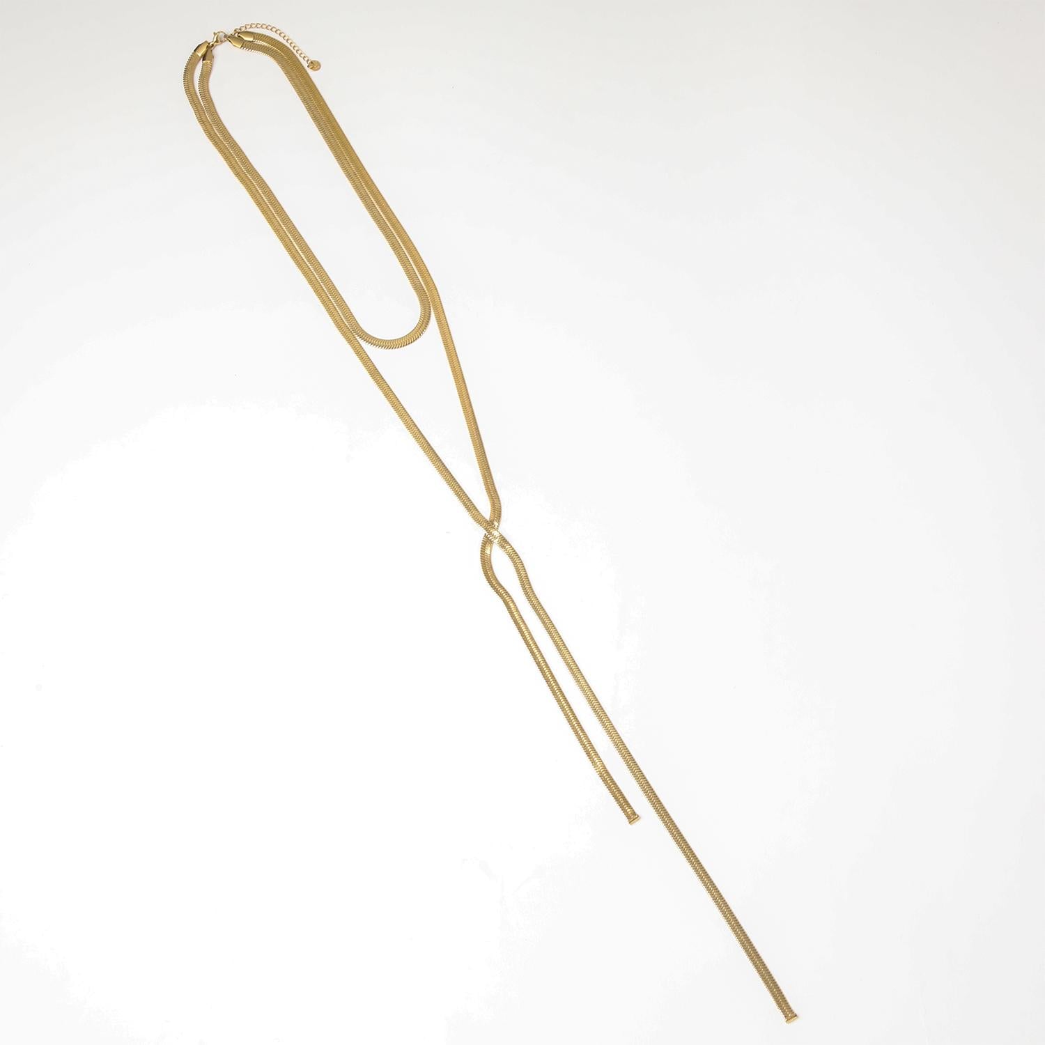 COLLAR 19V69 ITALIA ACERO INOXIDABLE DORADO - 1