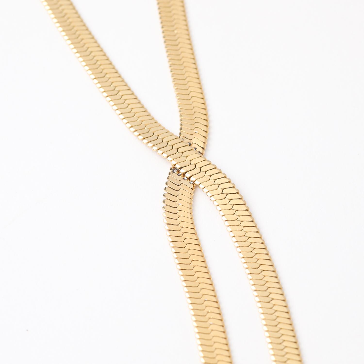 COLLAR 19V69 ITALIA ACERO INOXIDABLE DORADO - 3
