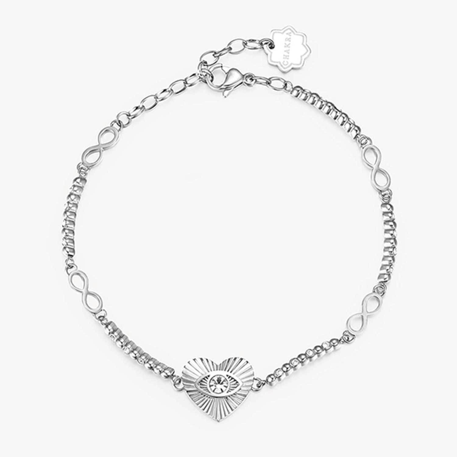 PULSERA BROSWAY CHAKRA PLATEADA ACERO - 1