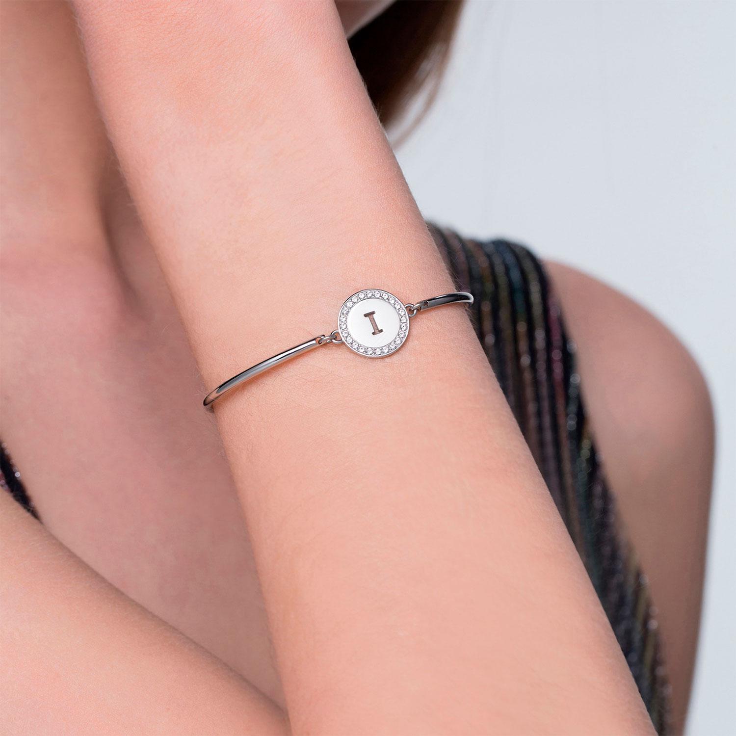 PULSERA BROSWAY CHAKRA PLATEADA ACERO - 2