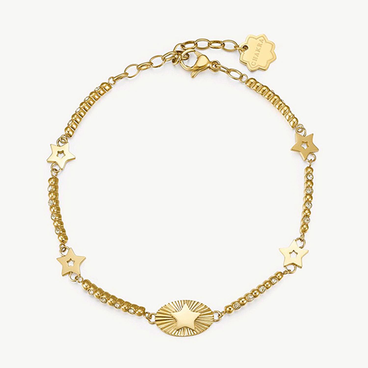 PULSERA BROSWAY CHAKRA DORADA ACERO - 2