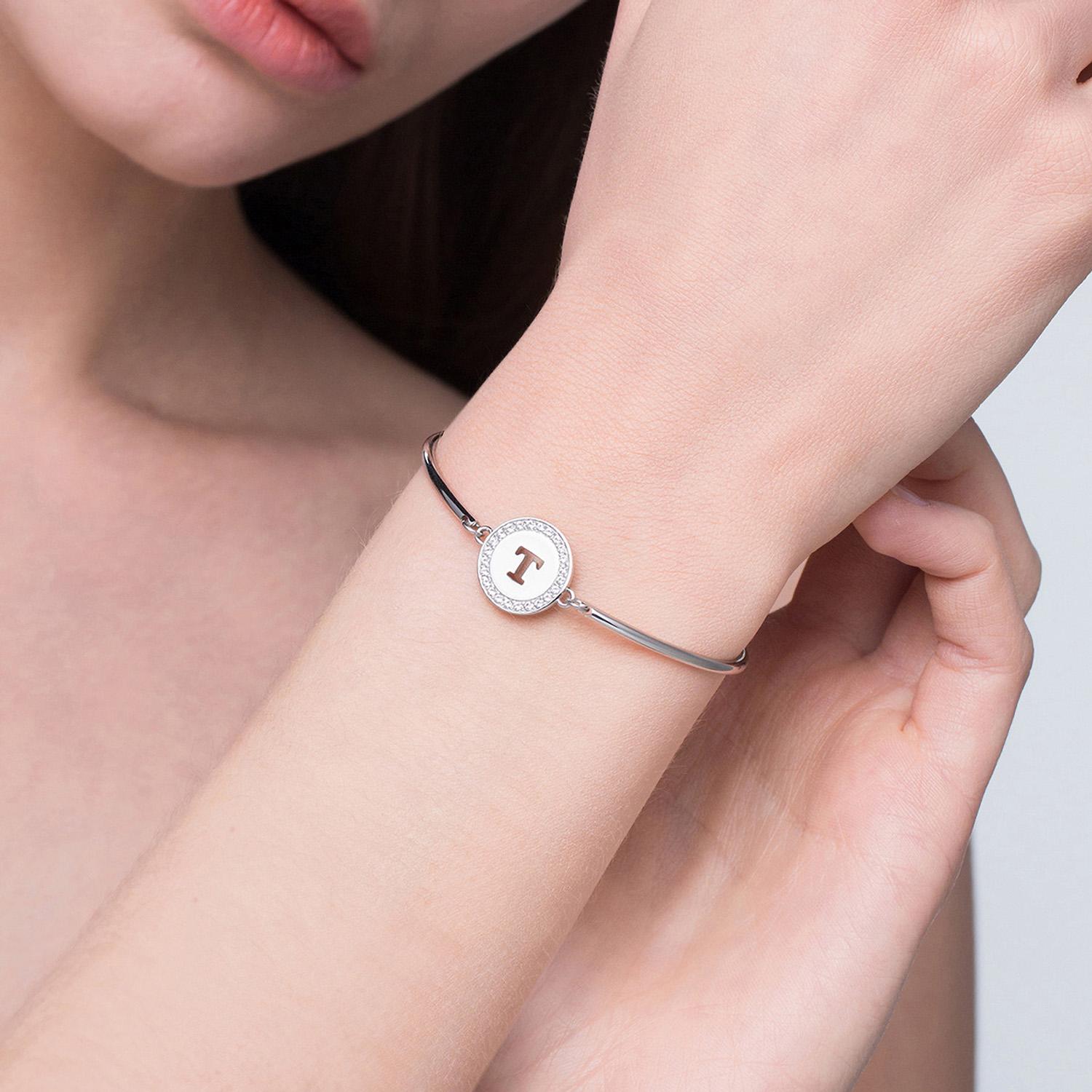 PULSERA BROSWAY CHAKRA PLATEADA ACERO - 2