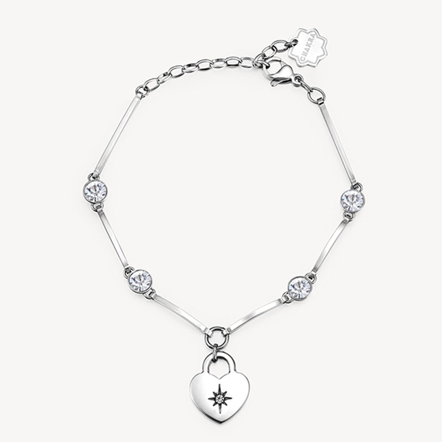 PULSERA BROSWAY CHAKRA PLATEADA ACERO - 1
