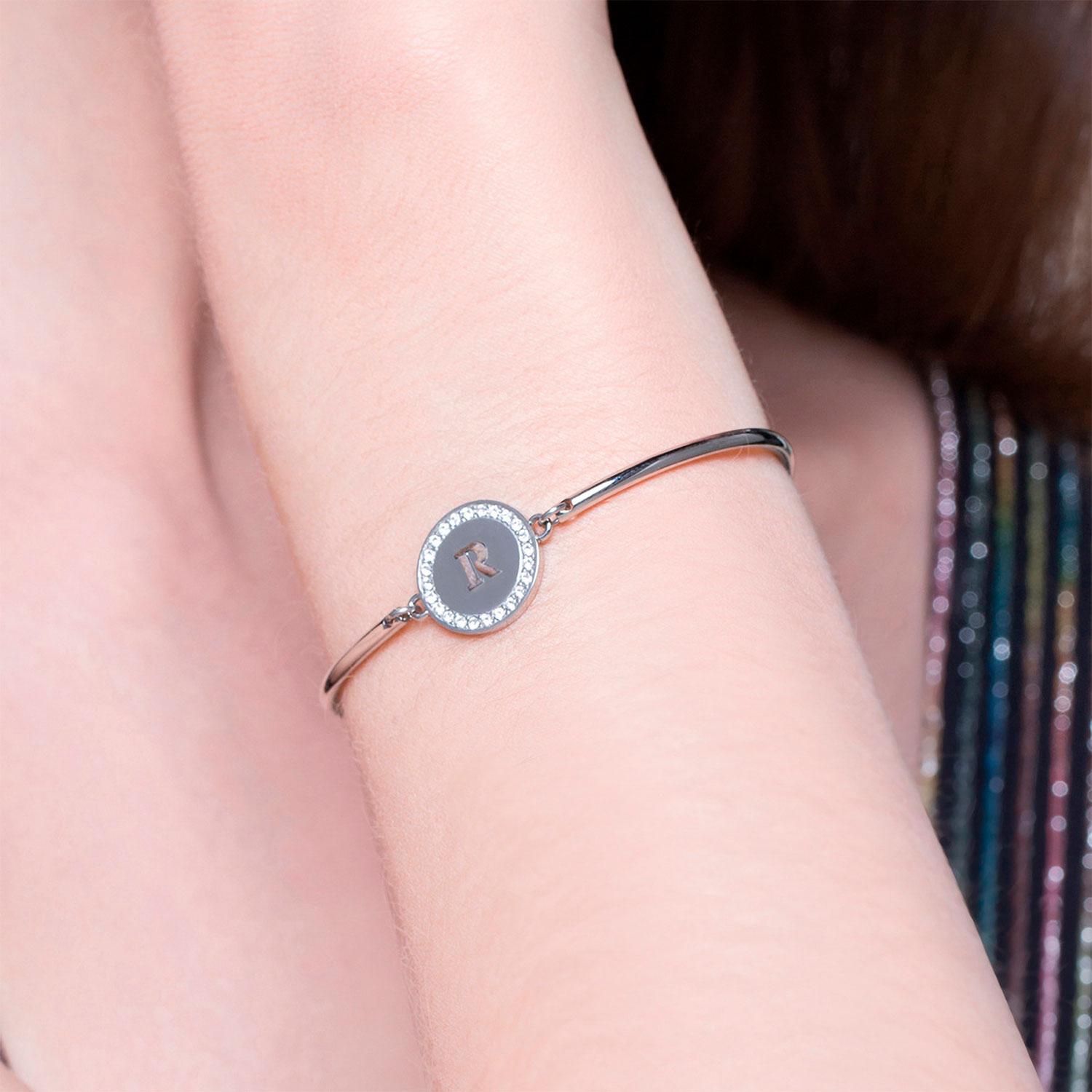 PULSERA BROSWAY CHAKRA PLATEADA ACERO - 2