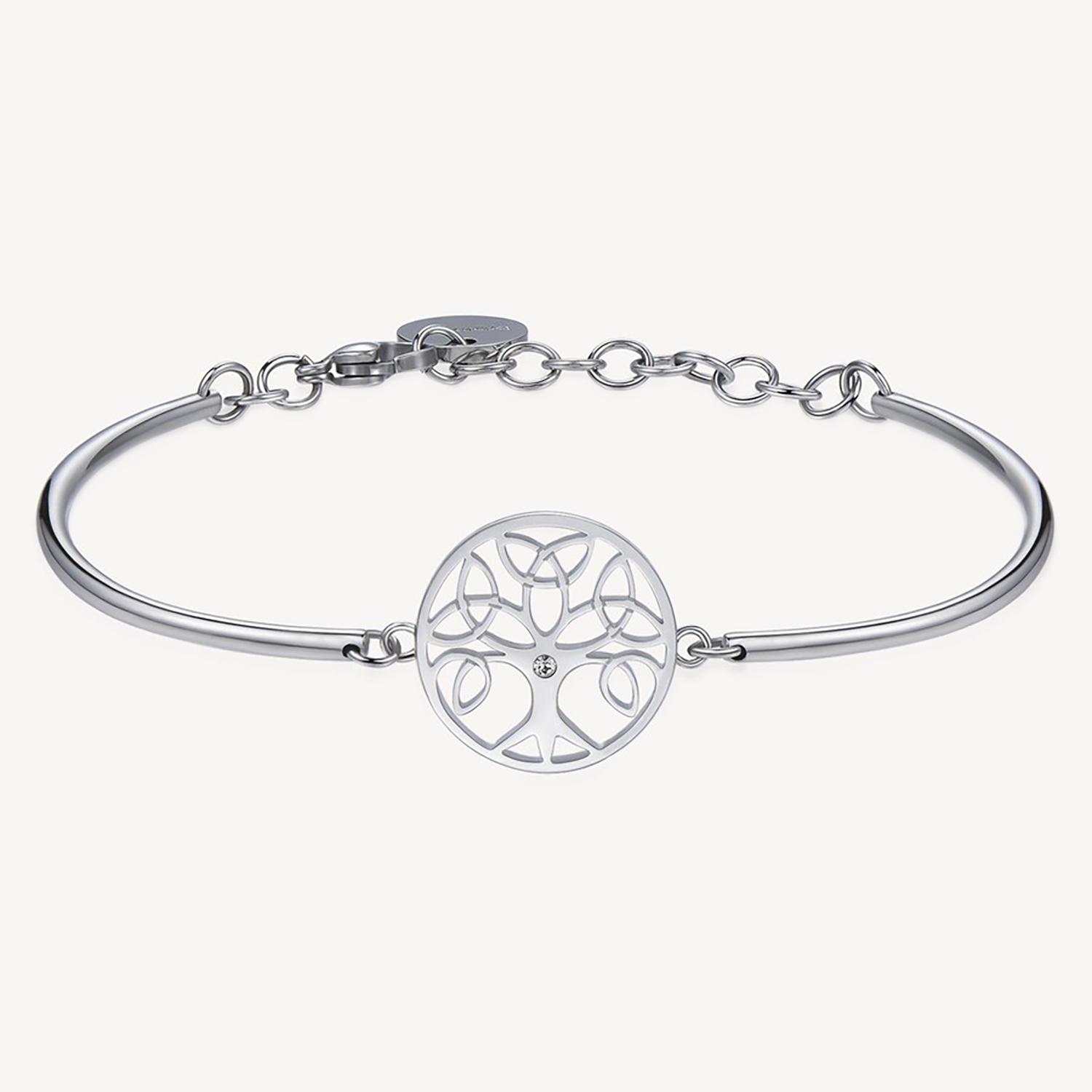 PULSERA BROSWAY CHAKRA PLATEADA ACERO - 1
