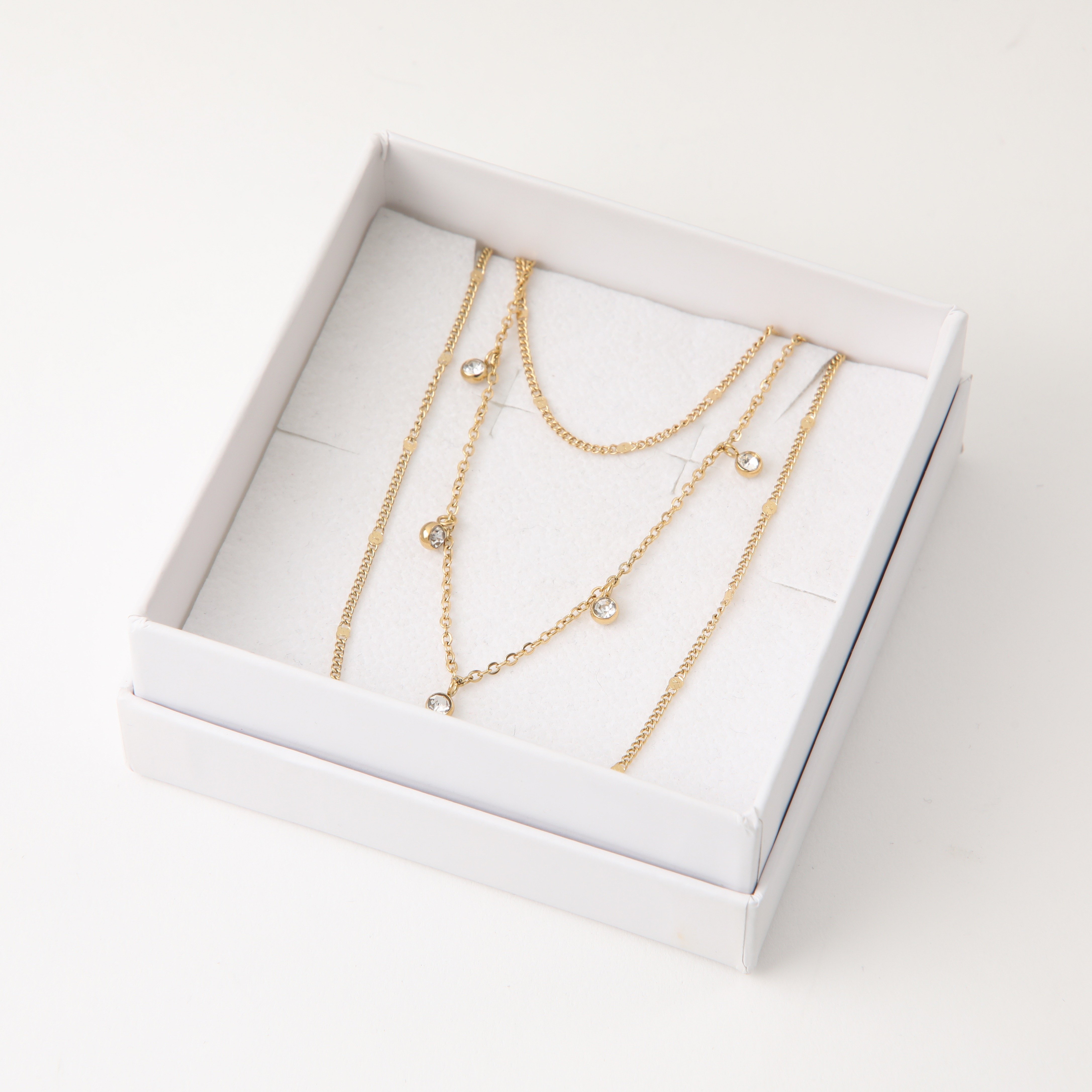 COLLAR 19V69 ITALIA ACERO INOXIDABLE DORADO - 3