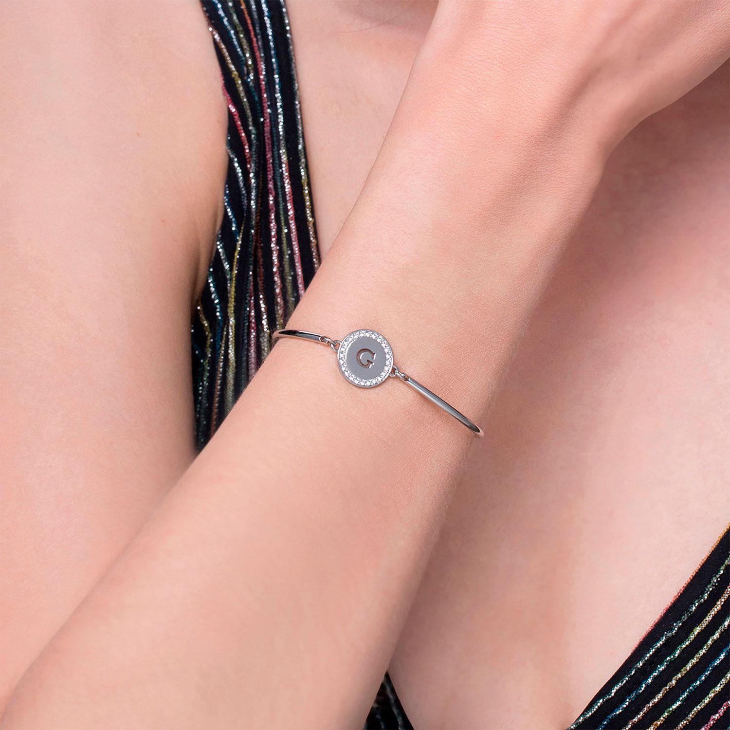 PULSERA BROSWAY CHAKRA PLATEADA ACERO - 2