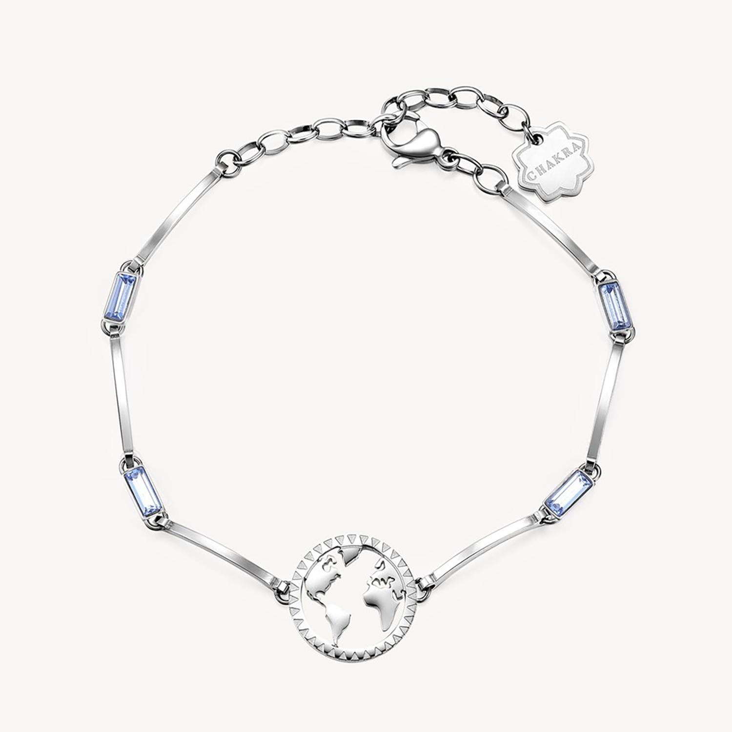 PULSERA BROSWAY CHAKRA PLATEADA ACERO - 1