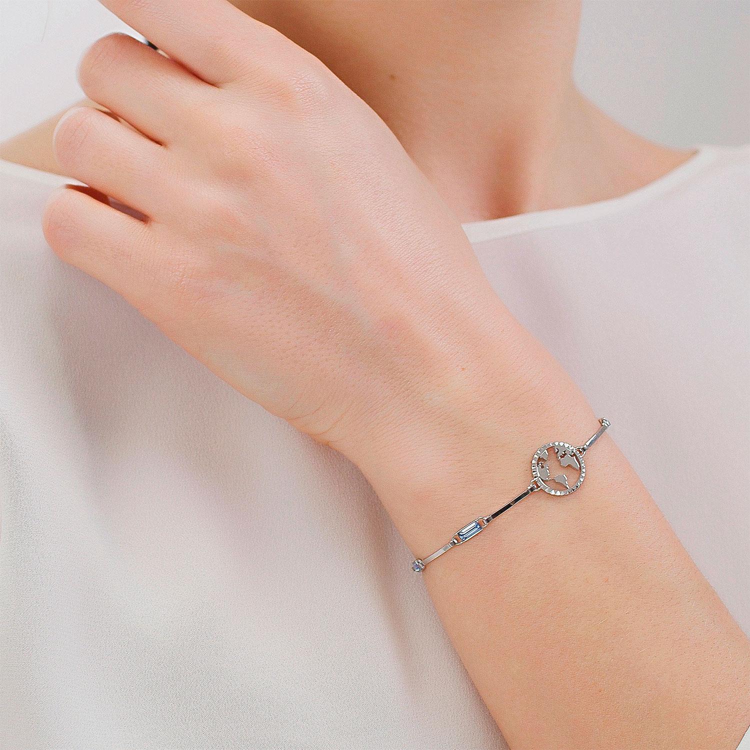 PULSERA BROSWAY CHAKRA PLATEADA ACERO - 2