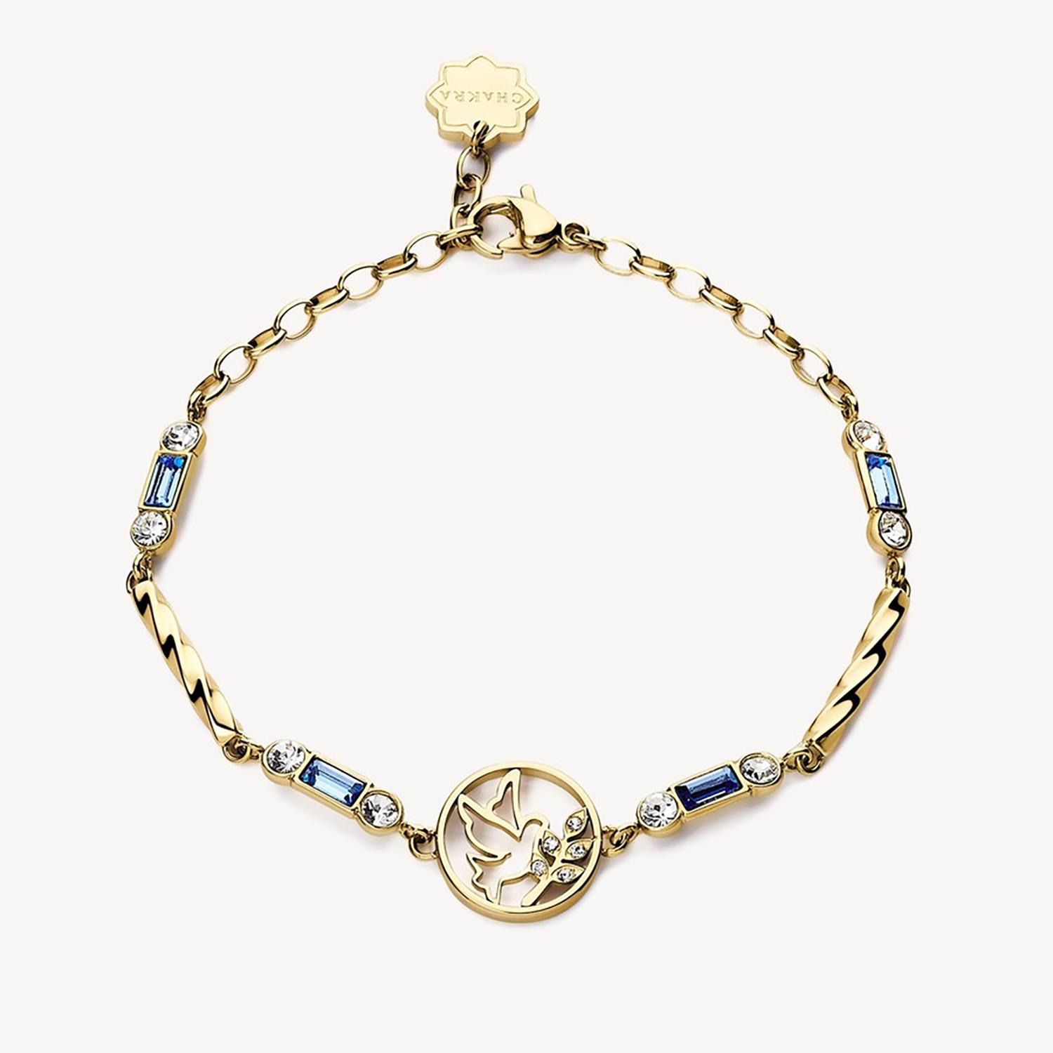 PULSERA BROSWAY CHAKRA DORADA ACERO - 1