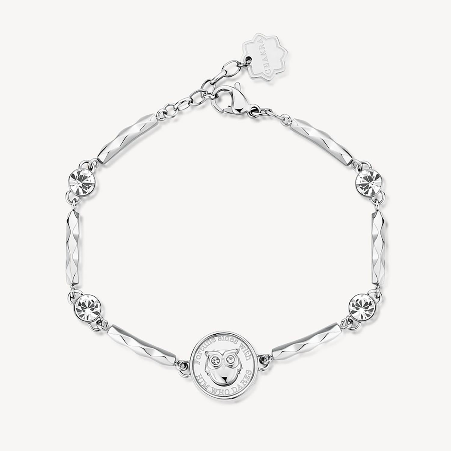 PULSERA BROSWAY CHAKRA PLATEADA ACERO - 1