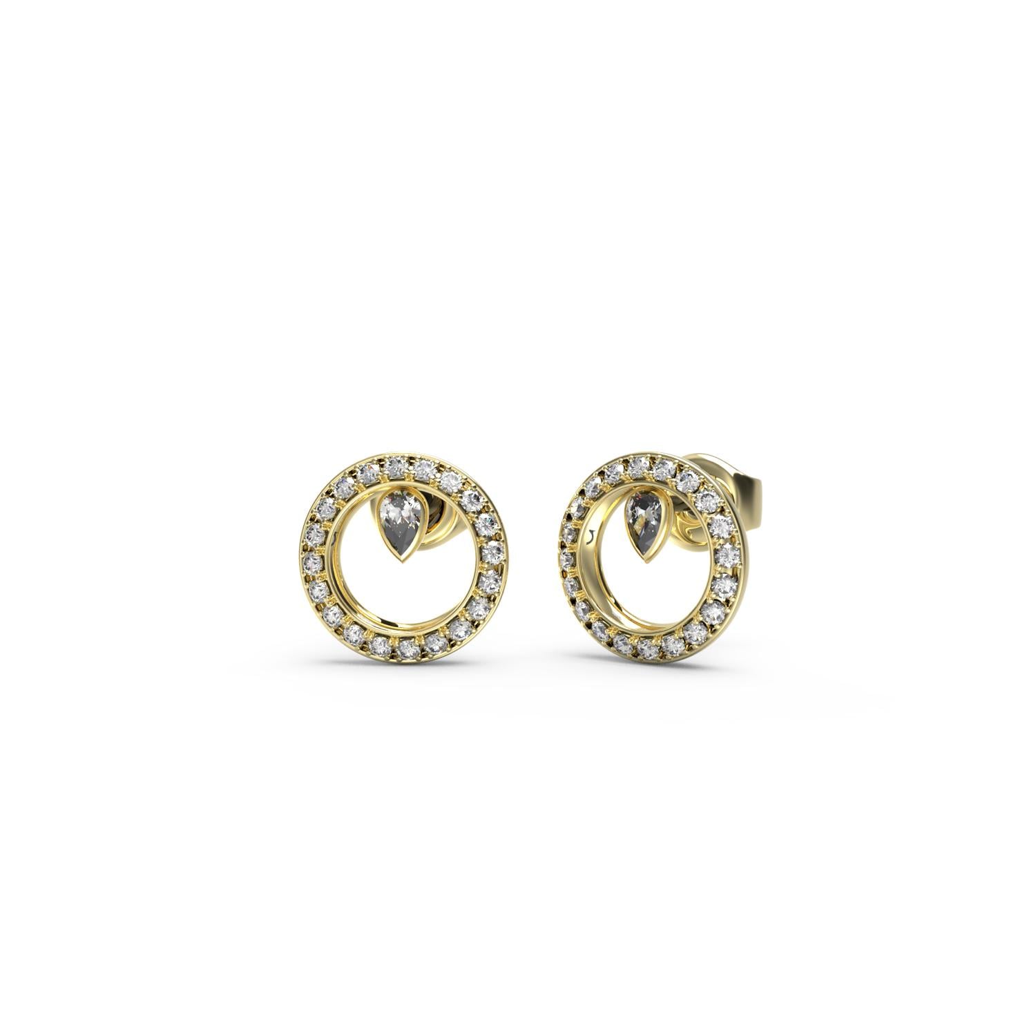 AROS ACERO INOXIDABLE GUESS DORADO - 1
