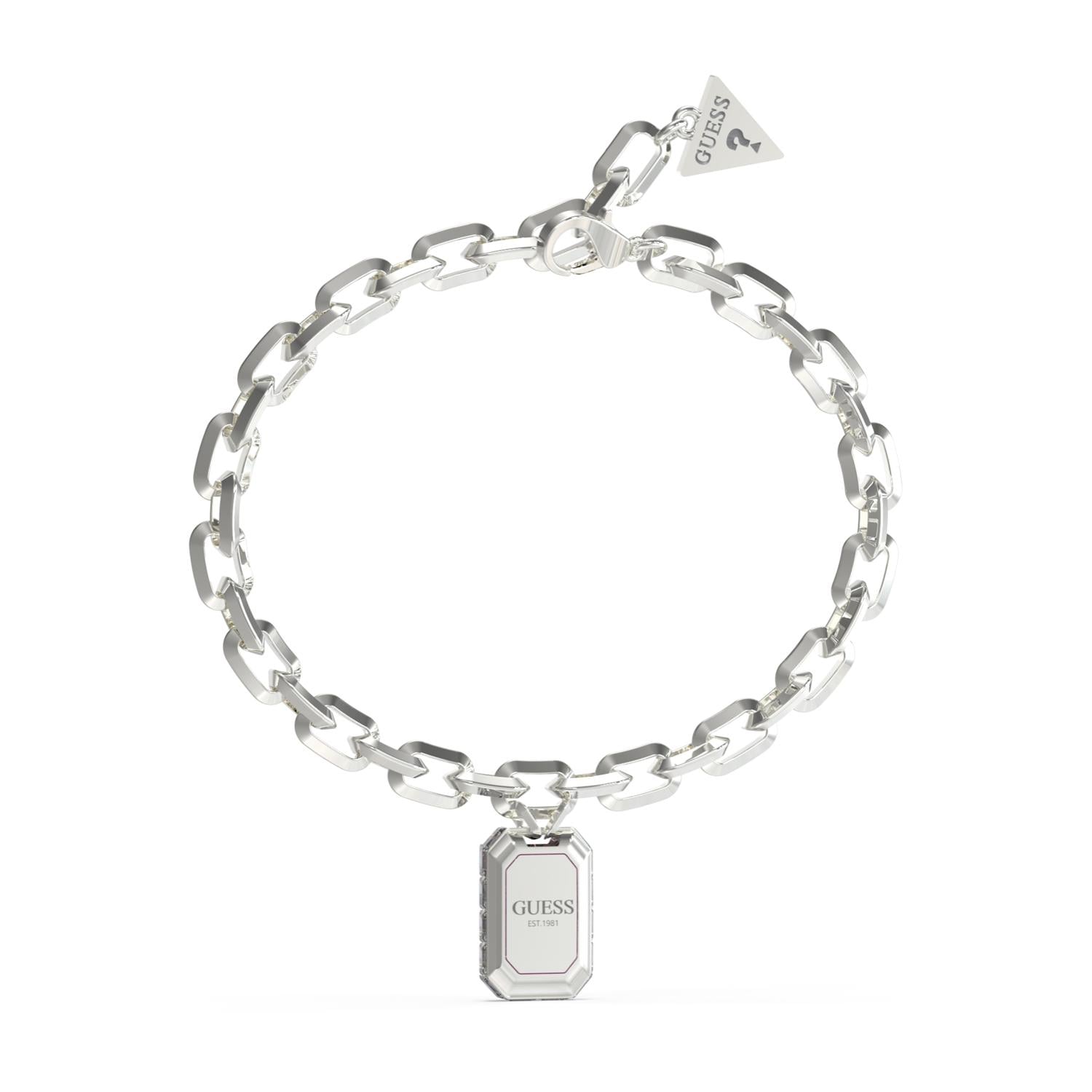 PULSERA GUESS PLATEADA ACERO - 1