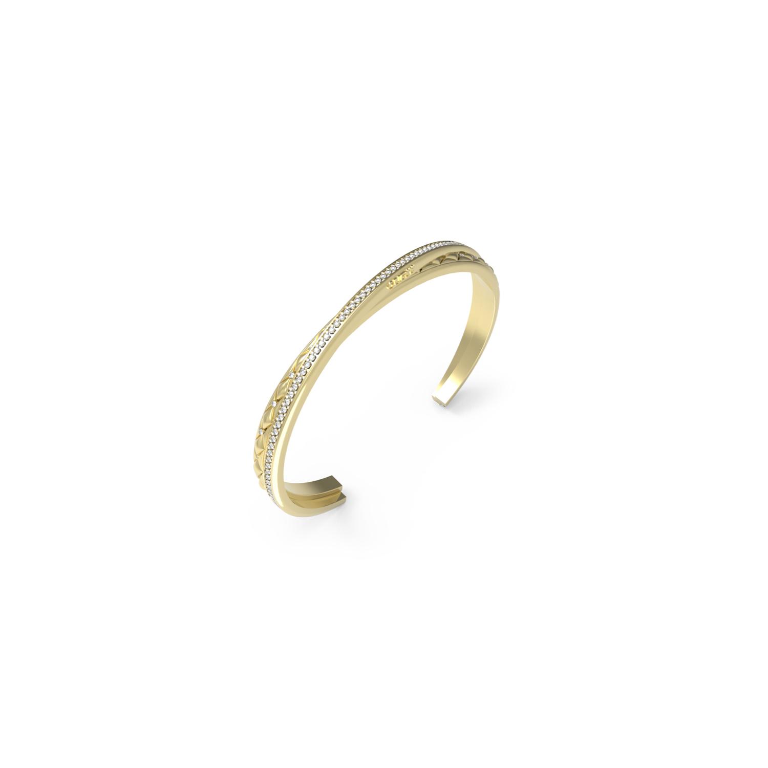 BRAZALETE GUESS DORADO ACERO - 1
