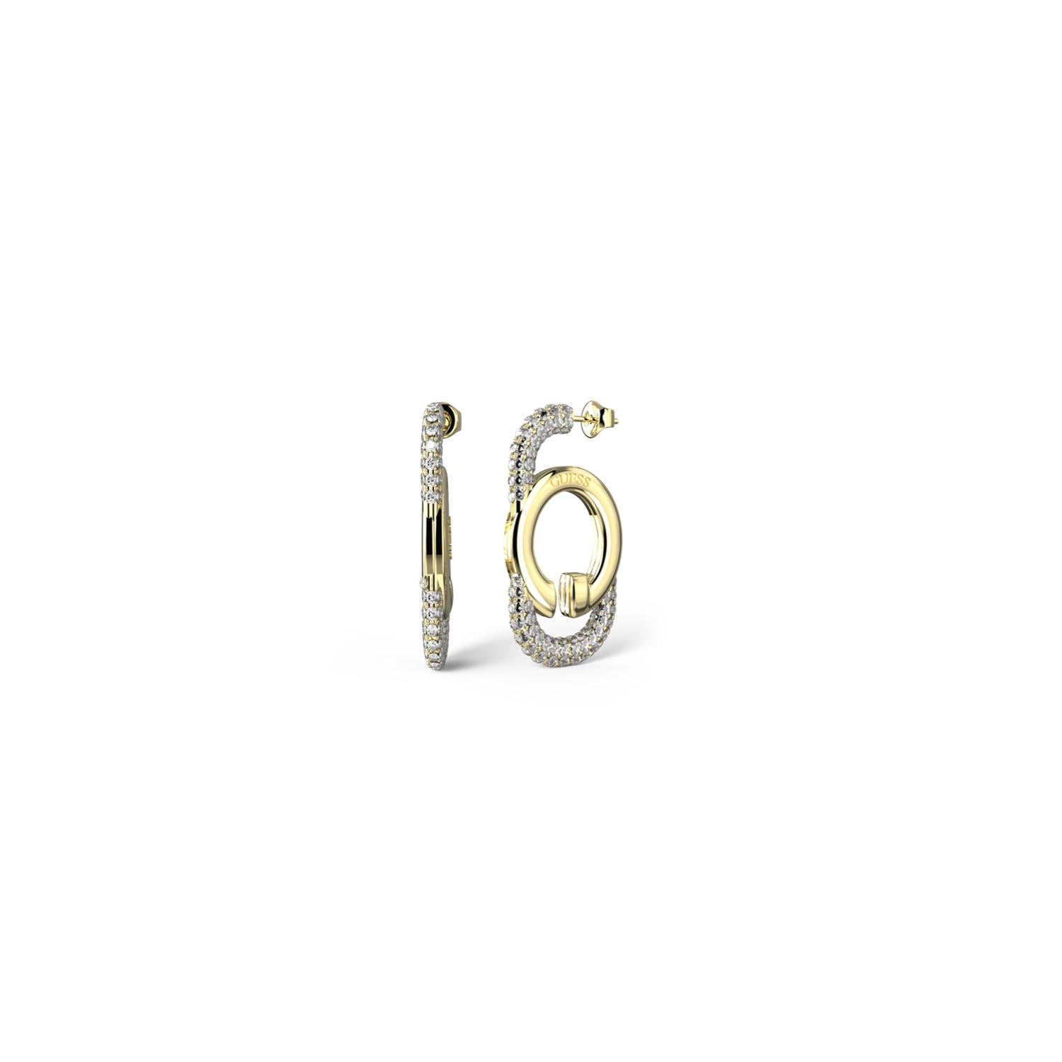 AROS ACERO INOXIDABLE GUESS DORADO - 1