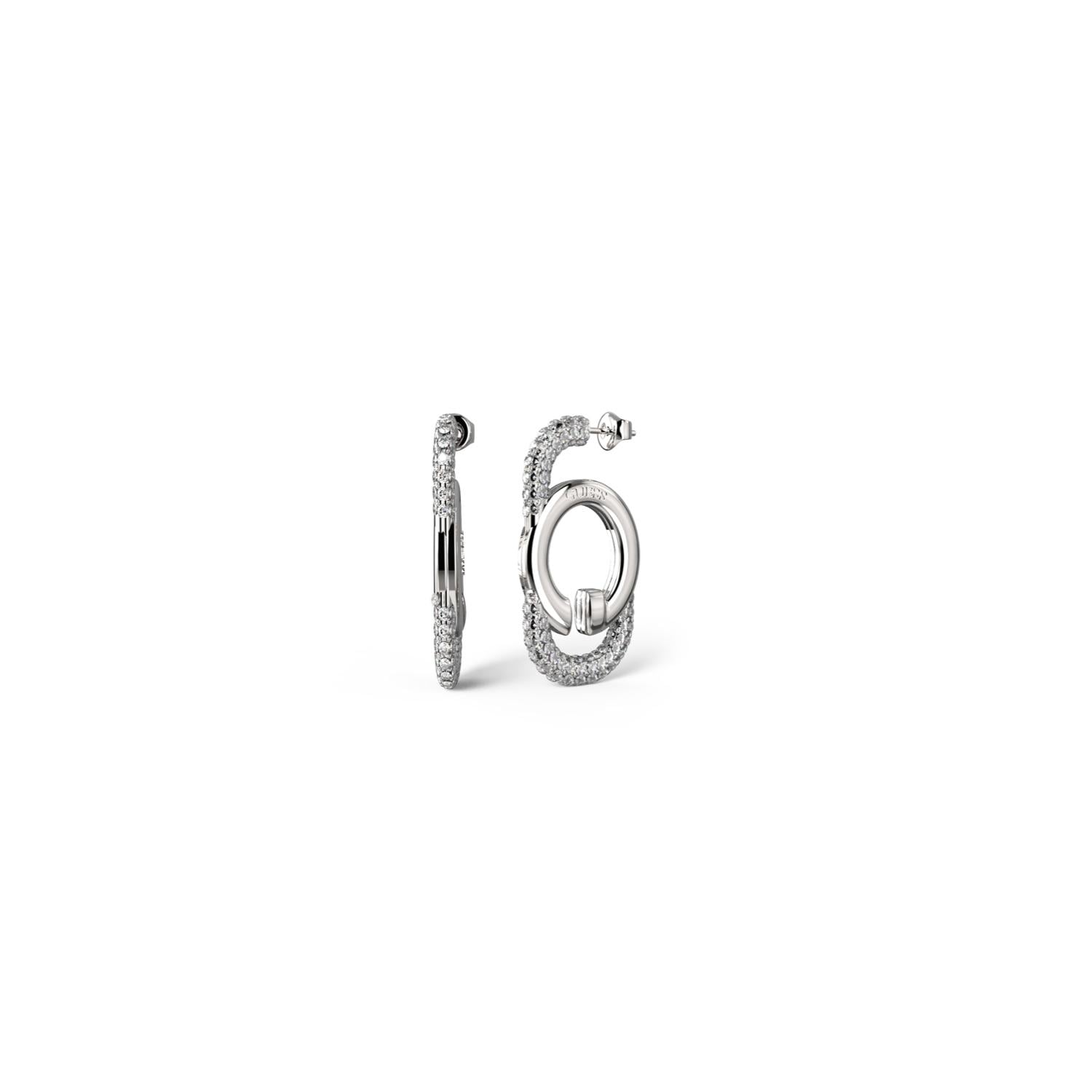 AROS ACERO INOXIDABLE GUESS PLATEADO - 1