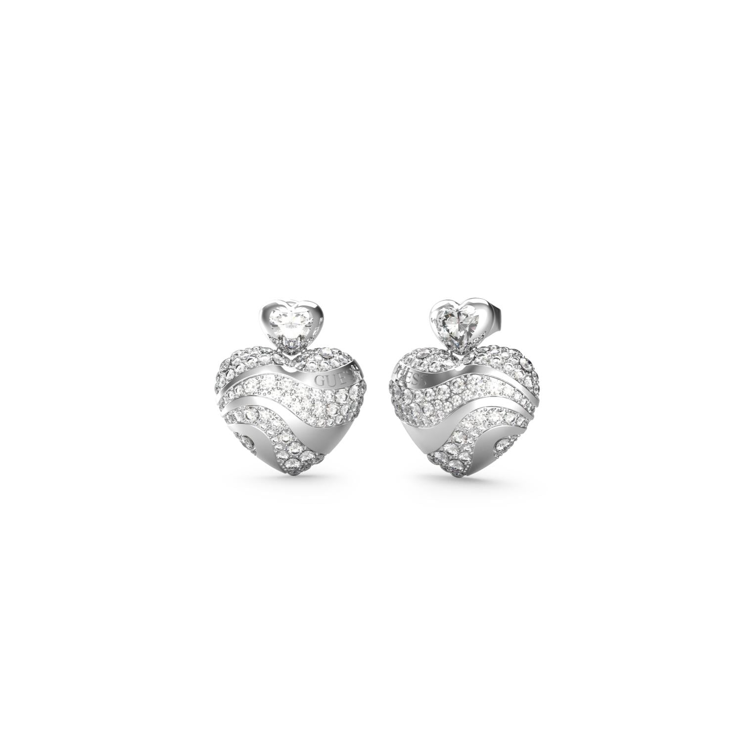 AROS ACERO INOXIDABLE GUESS PLATEADO - 1