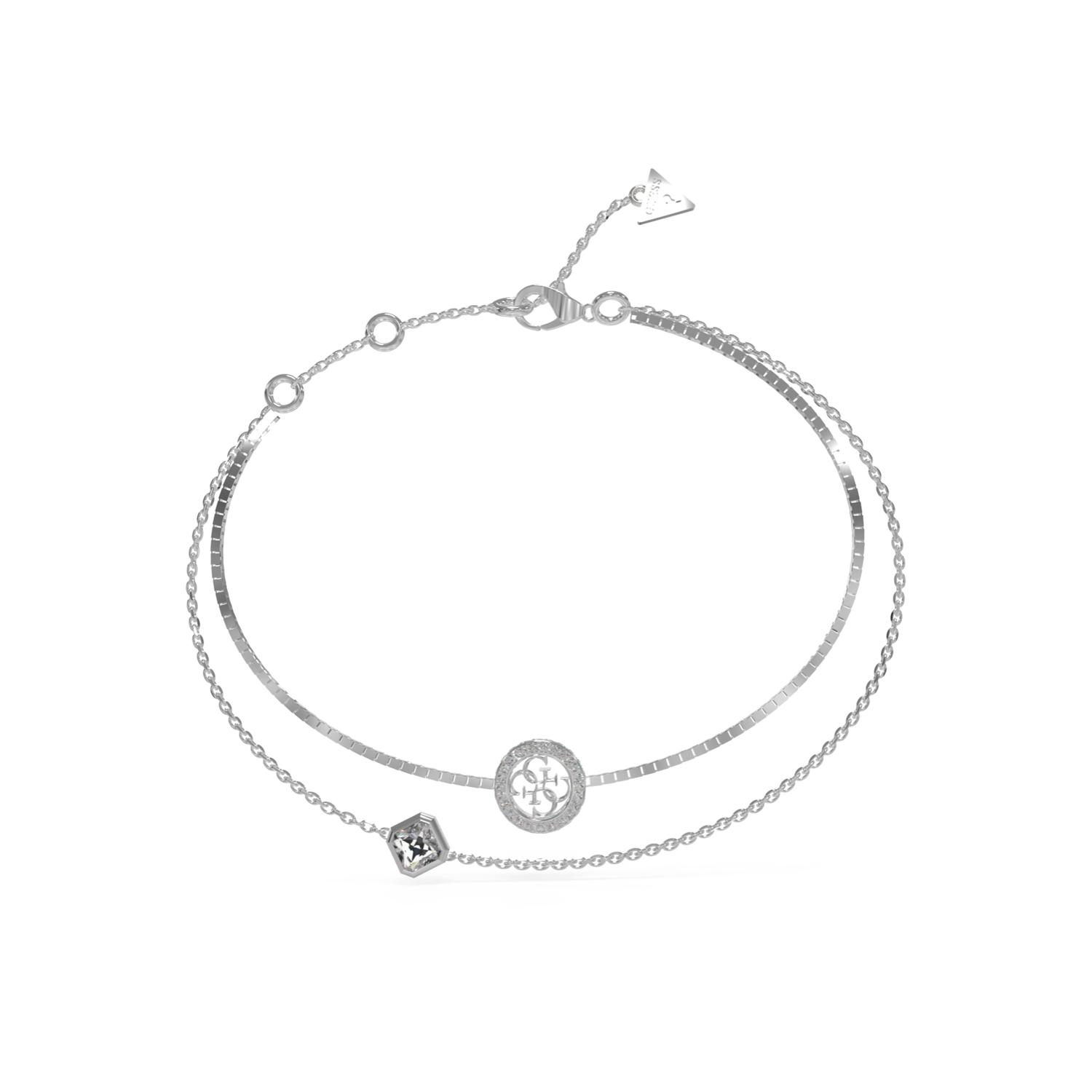 PULSERA GUESS PLATEADA ACERO - 1