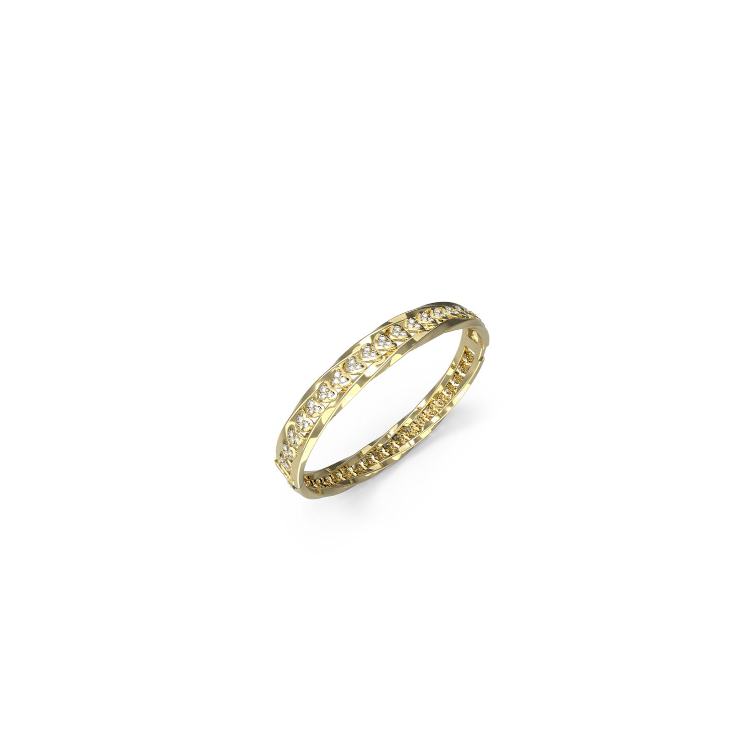 BRAZALETE GUESS DORADO ACERO - 1