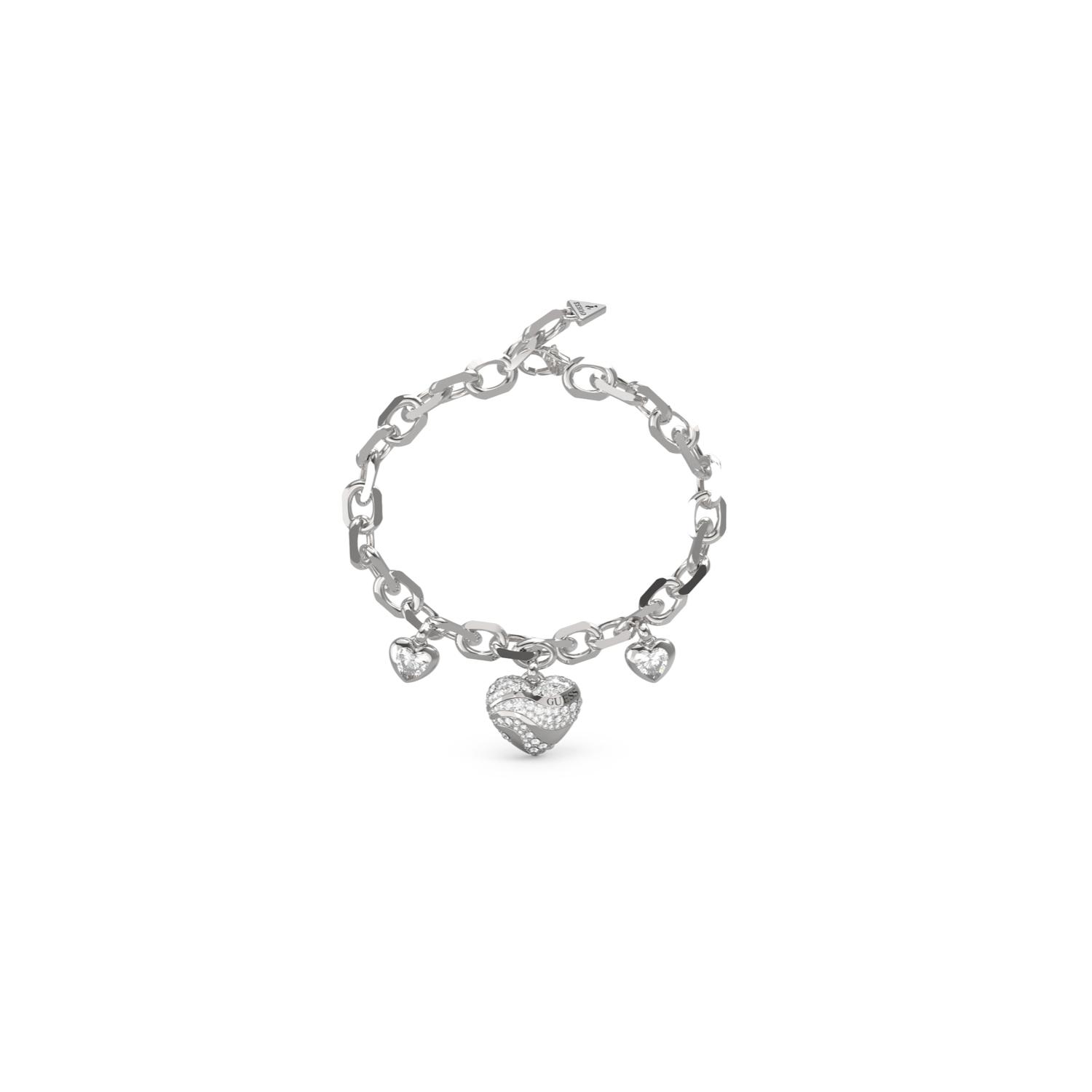 PULSERA GUESS PLATEADA ACERO - 1